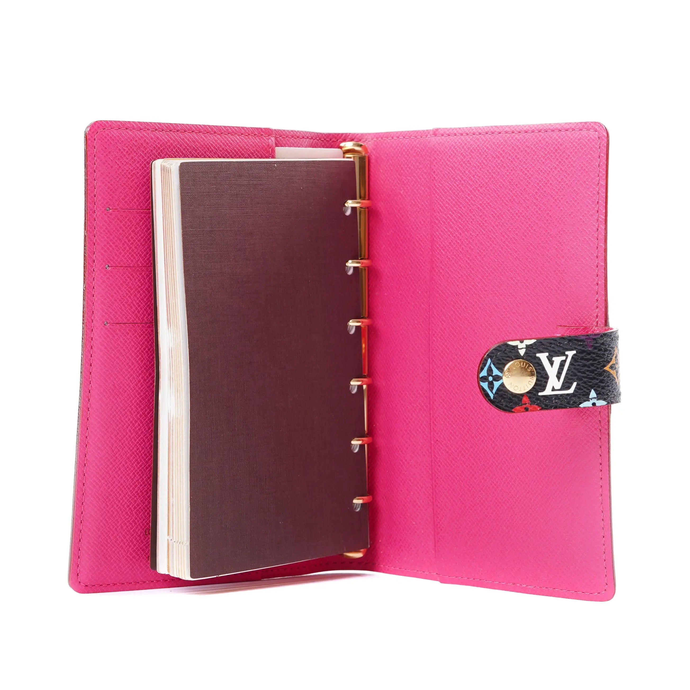 Louis Vuitton Agenda Pm Multicolor Black