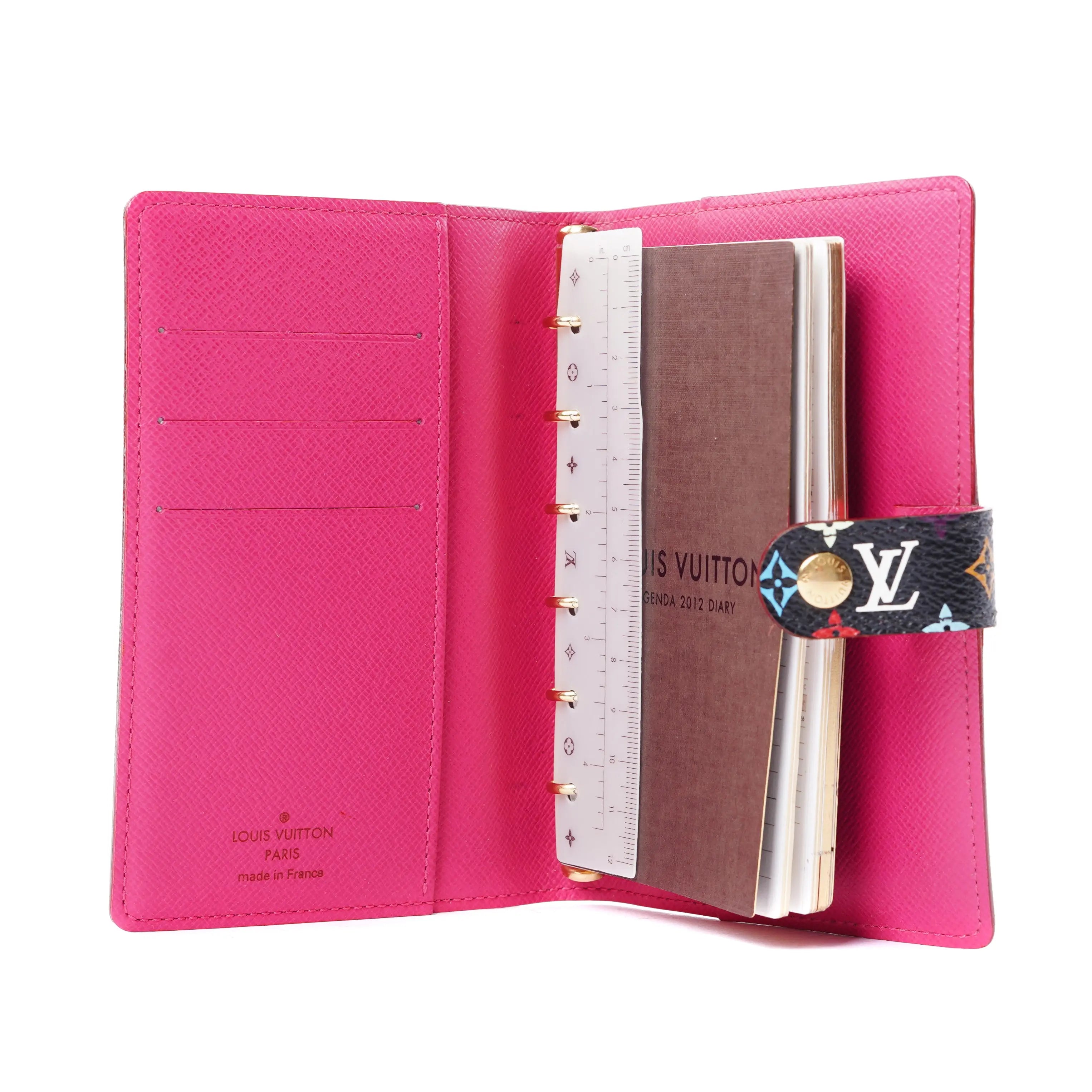 Louis Vuitton Agenda Pm Multicolor Black