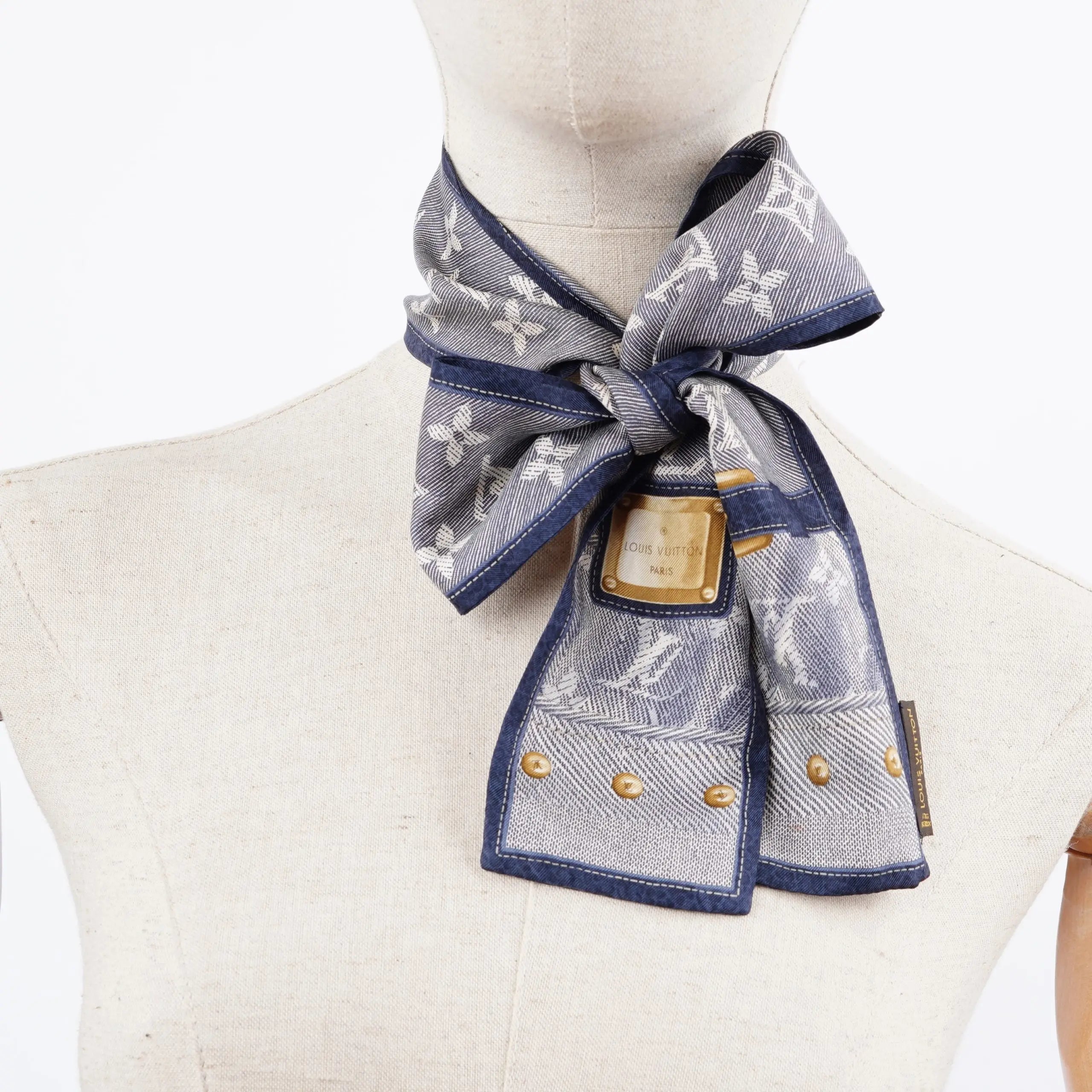 Bandeau denim Louis Vuitton