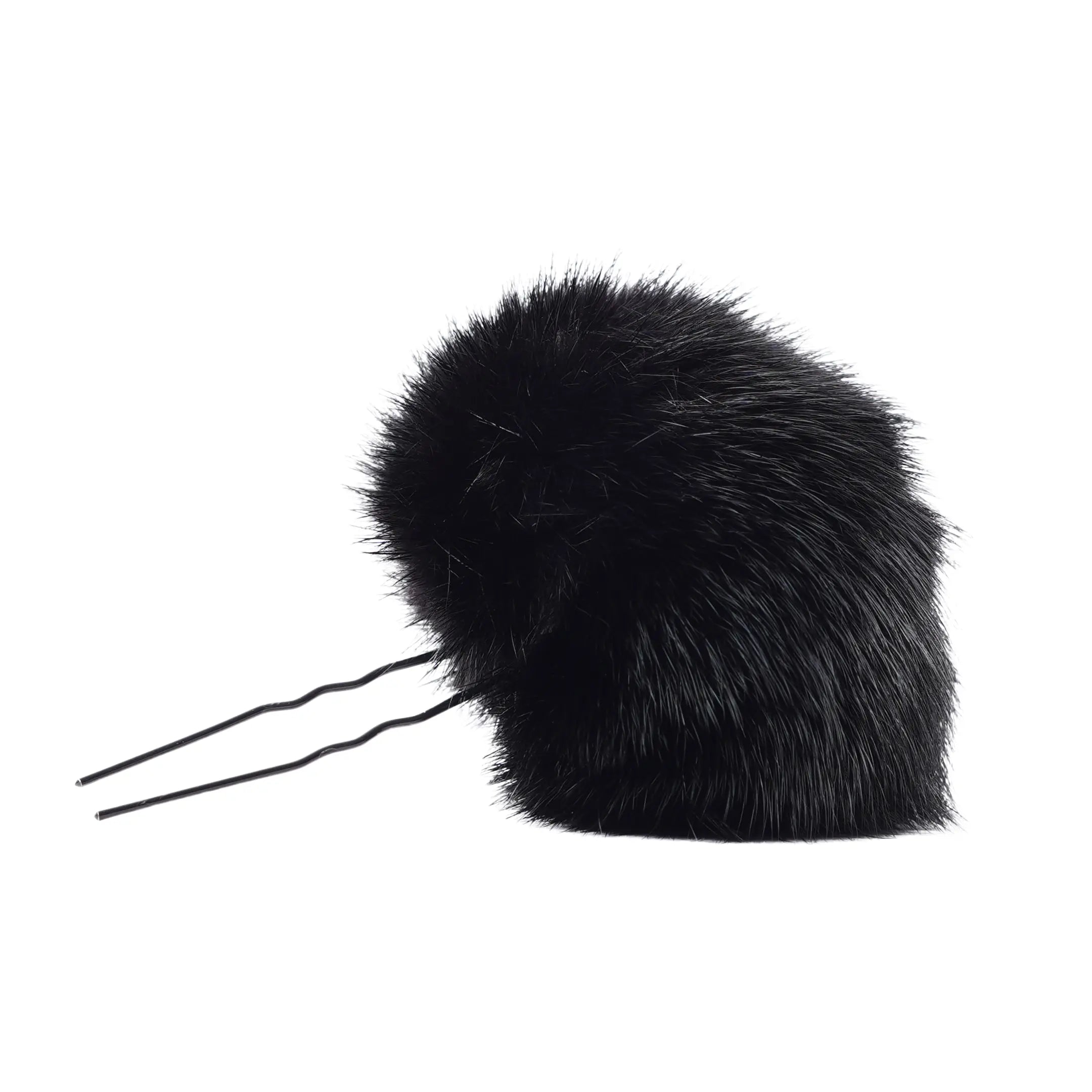Fur Ball Hair Clip Louis Vuitton
