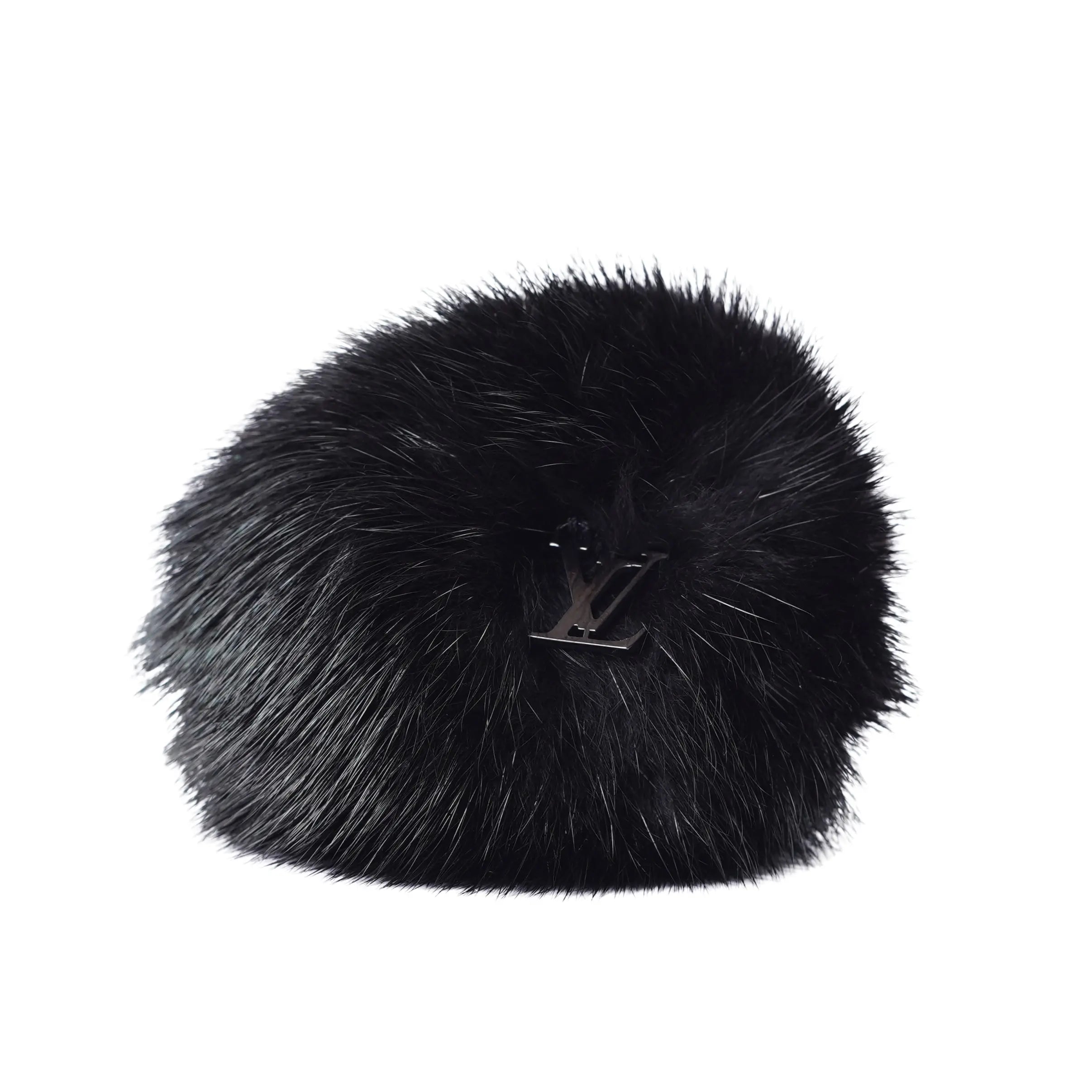 Fur Ball Hair Clip Louis Vuitton