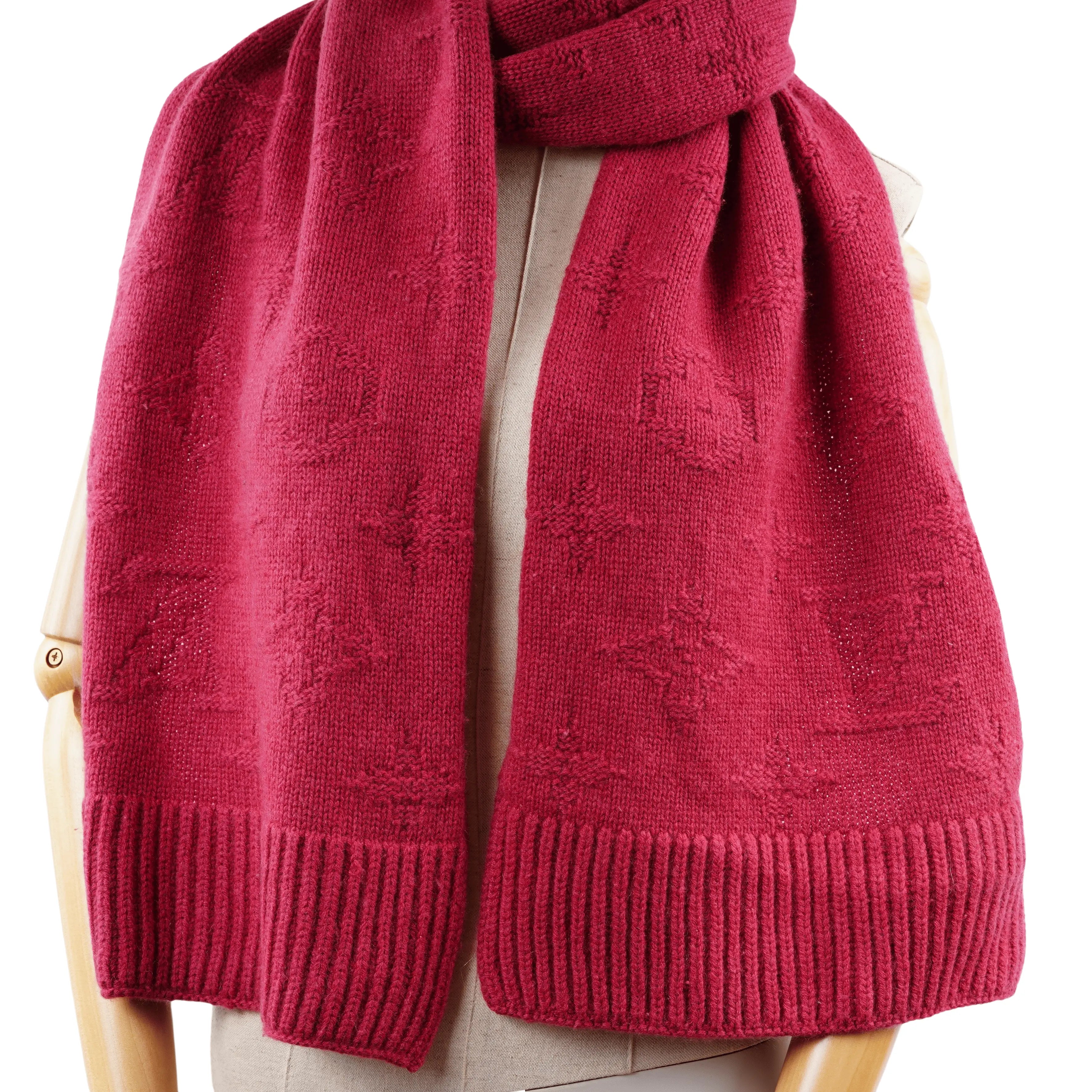 Monogram Pink Scarf Louis Vuitton