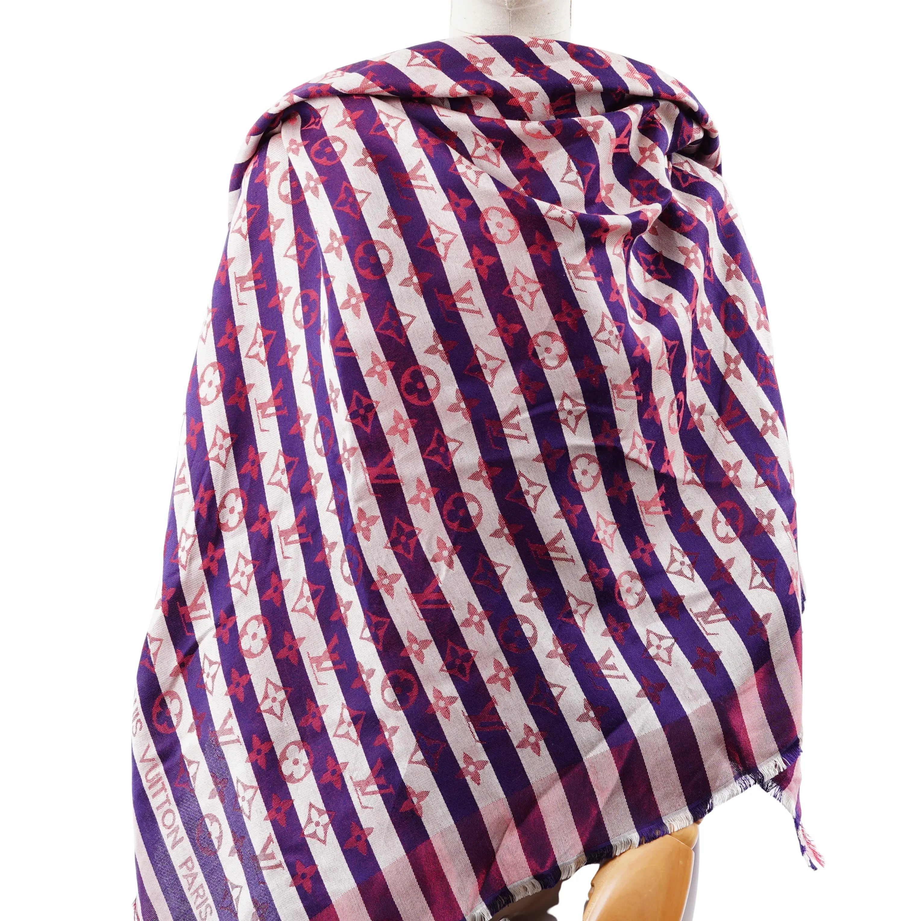 Monogram Rayures Shawl Louis Vuitton
