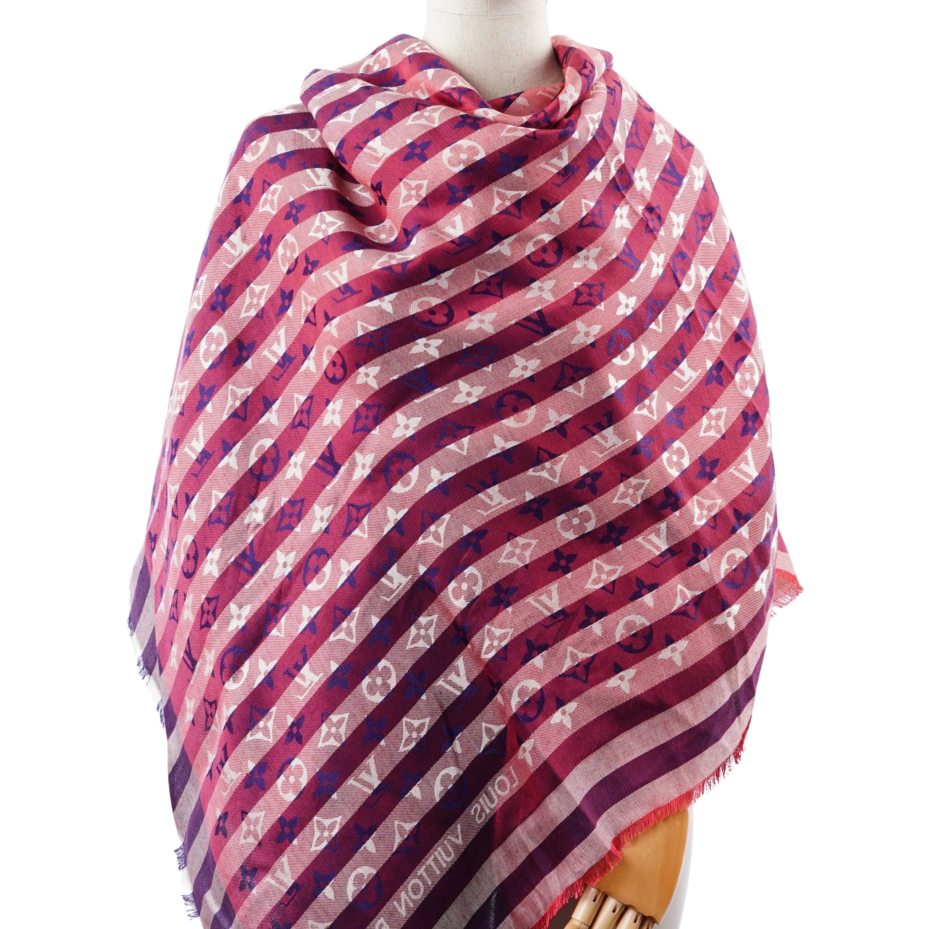 Monogram Rayures Shawl Louis Vuitton