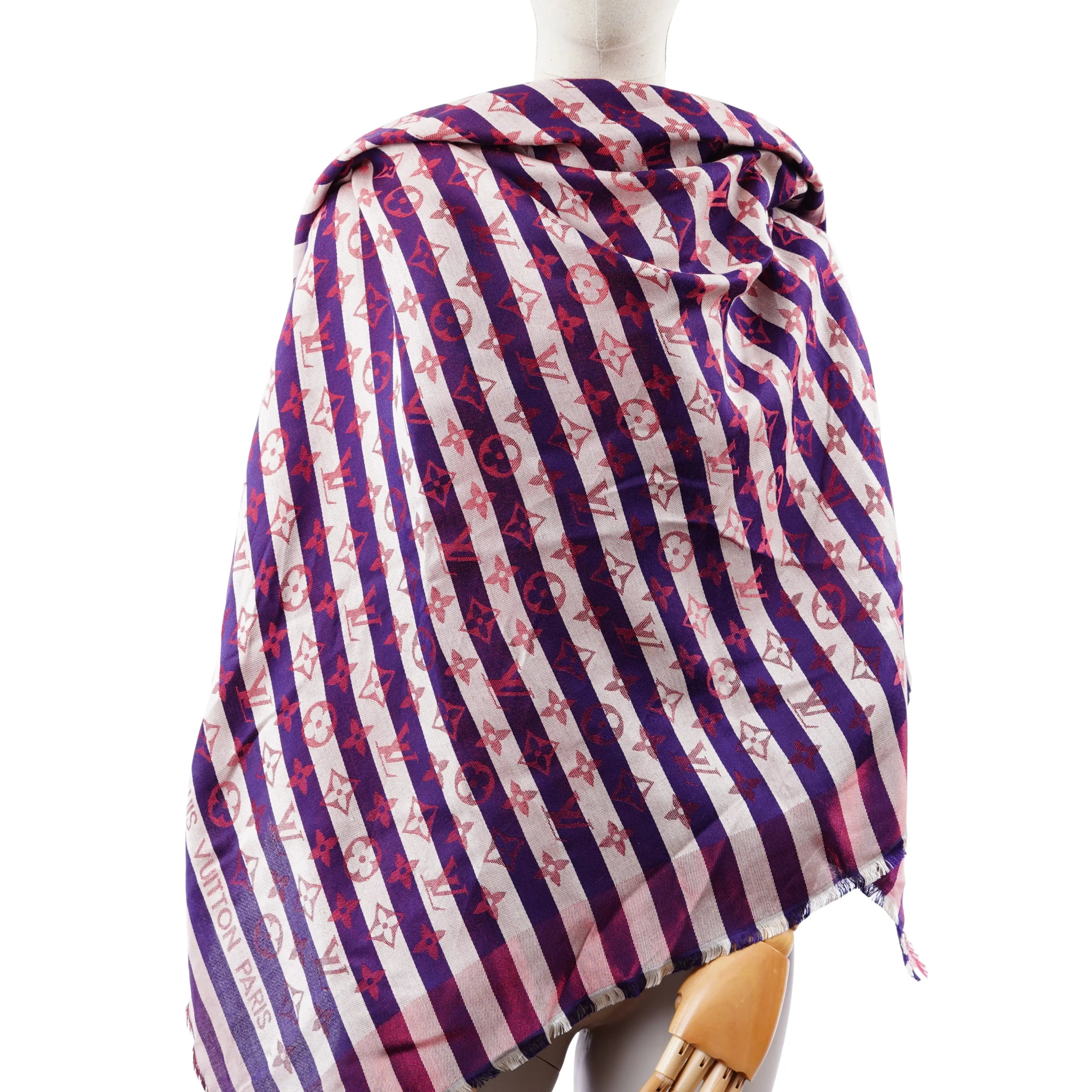 Monogram Rayures Shawl Louis Vuitton