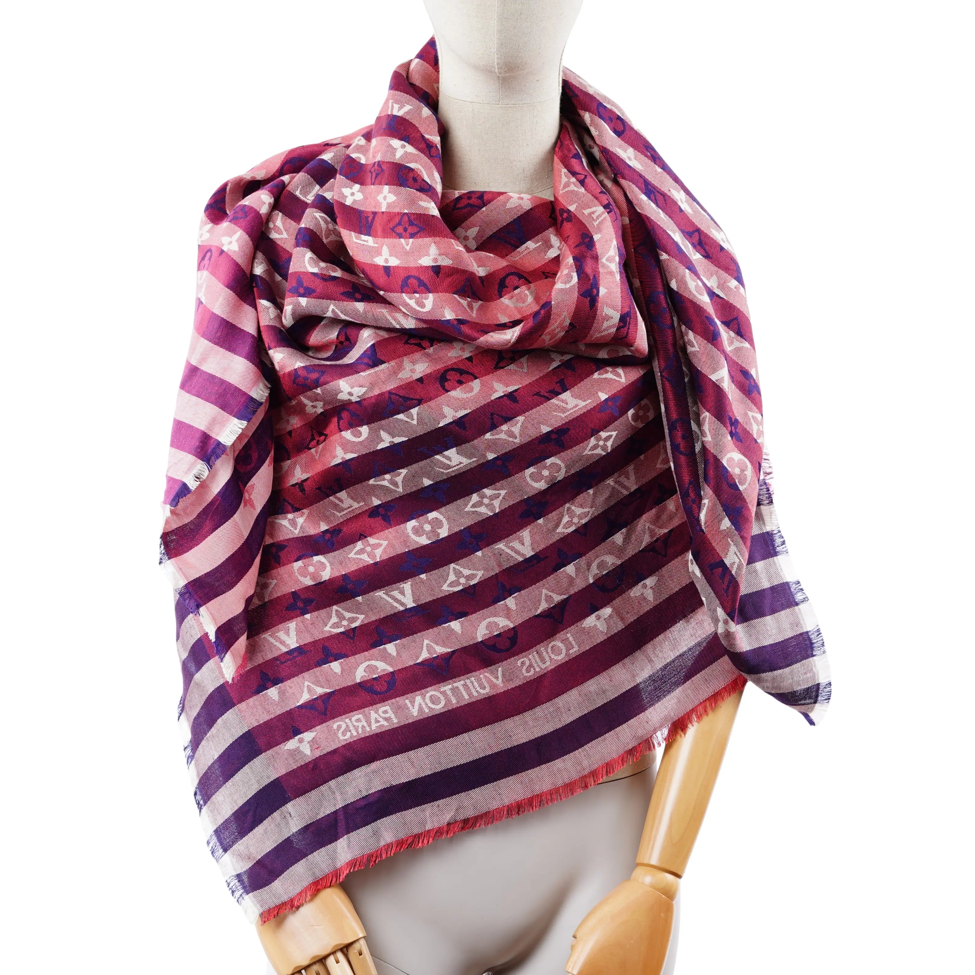Monogram Rayures Shawl Louis Vuitton