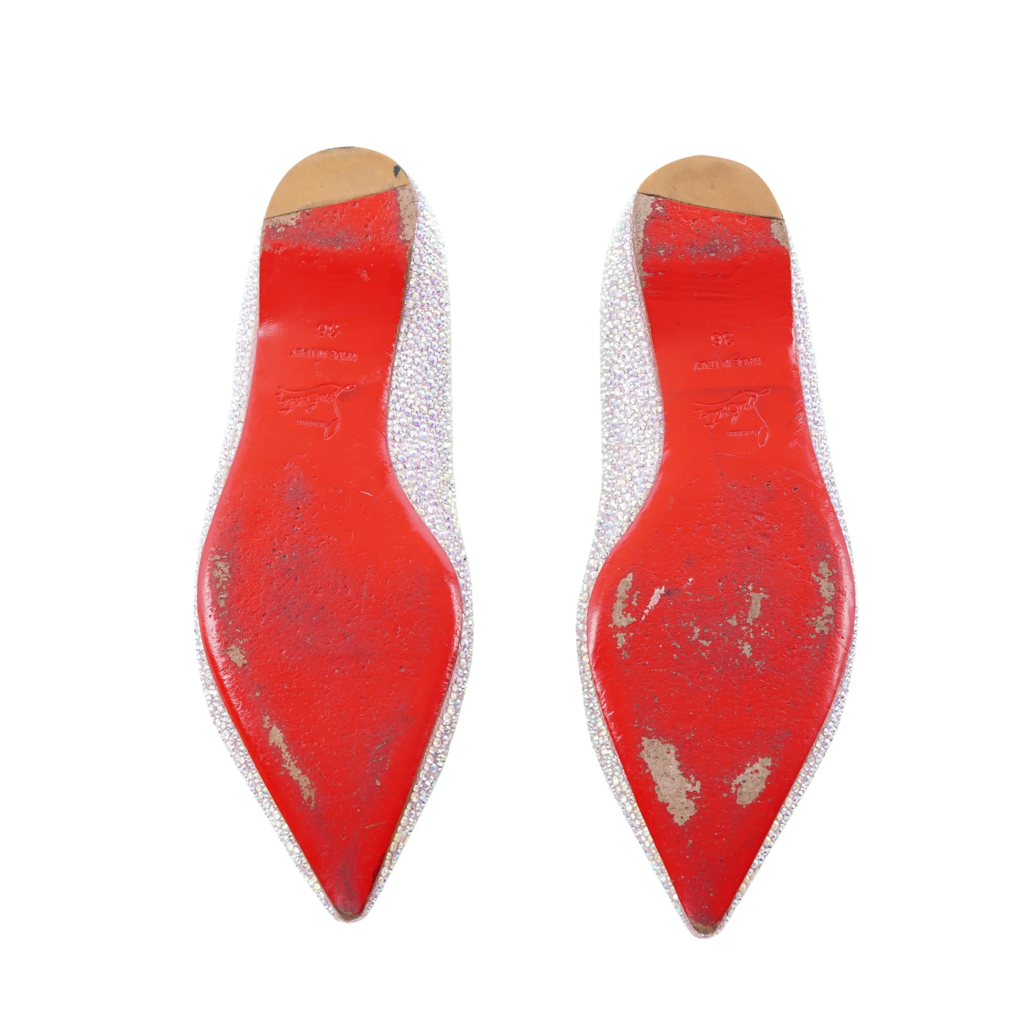 Pigalle Flat Strass 36 Christian Louboutin