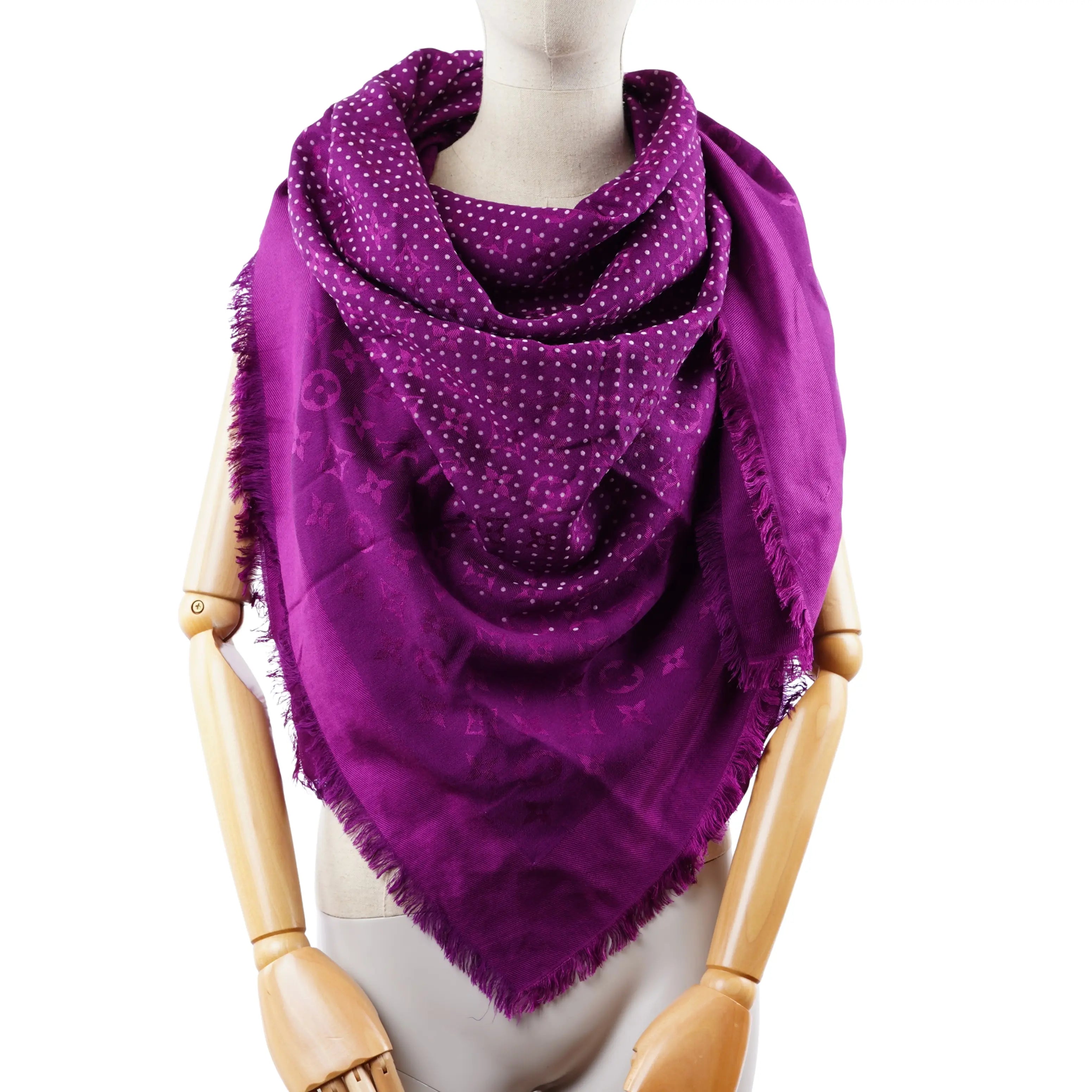Pois Cassis Shawl Louis Vuitton