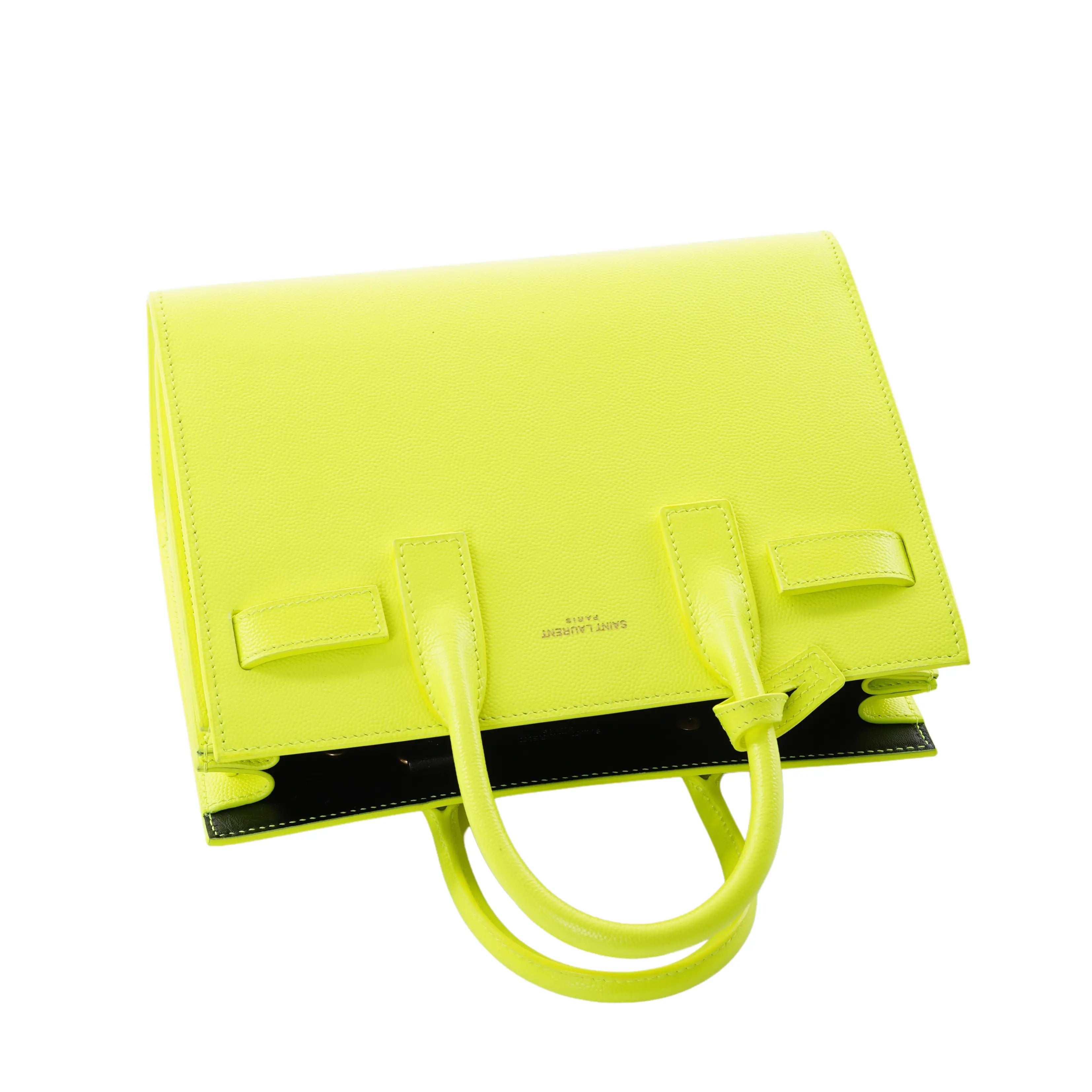Sac du jour Yellow Fluo Saint Laurent
