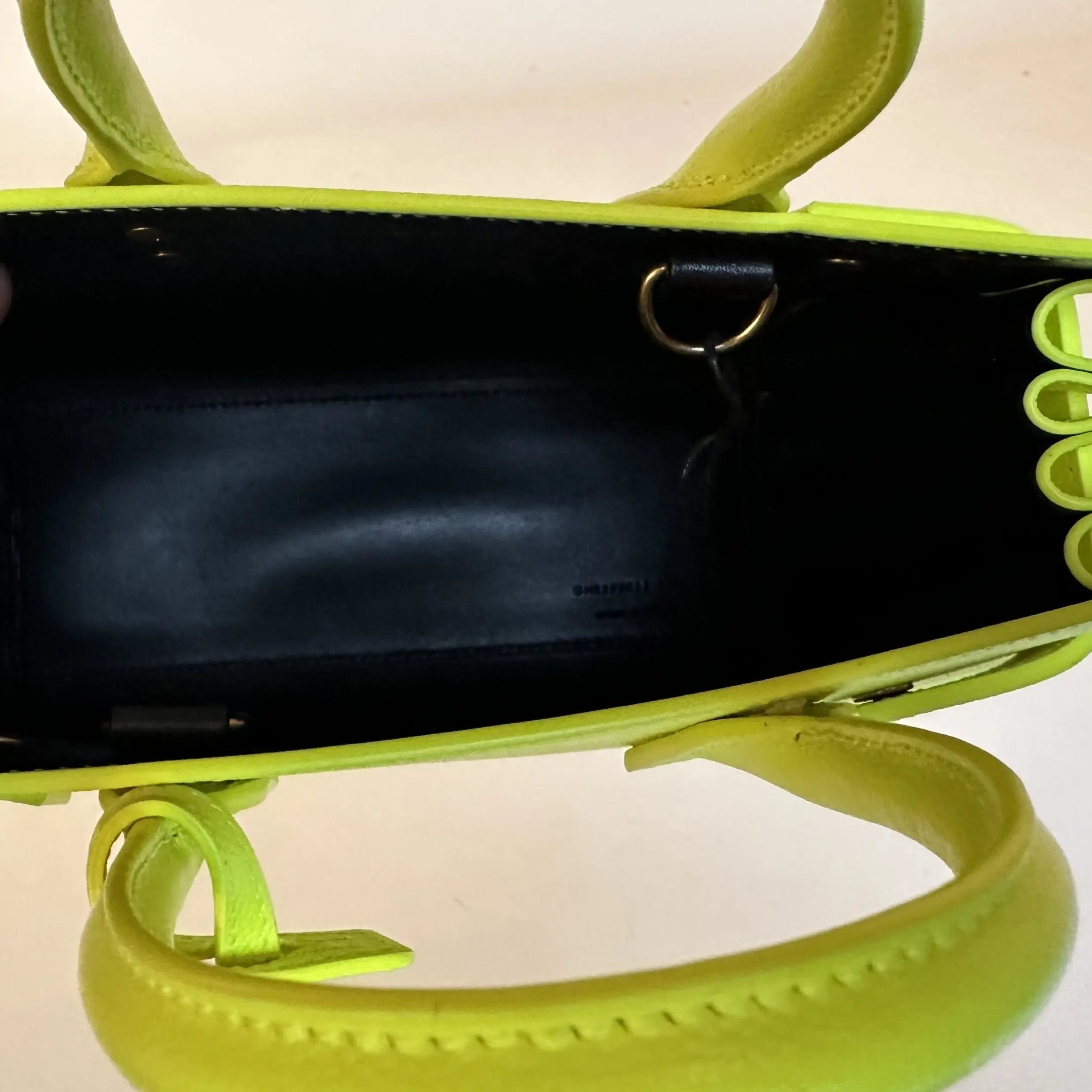 Sac du jour Yellow Fluo Saint Laurent