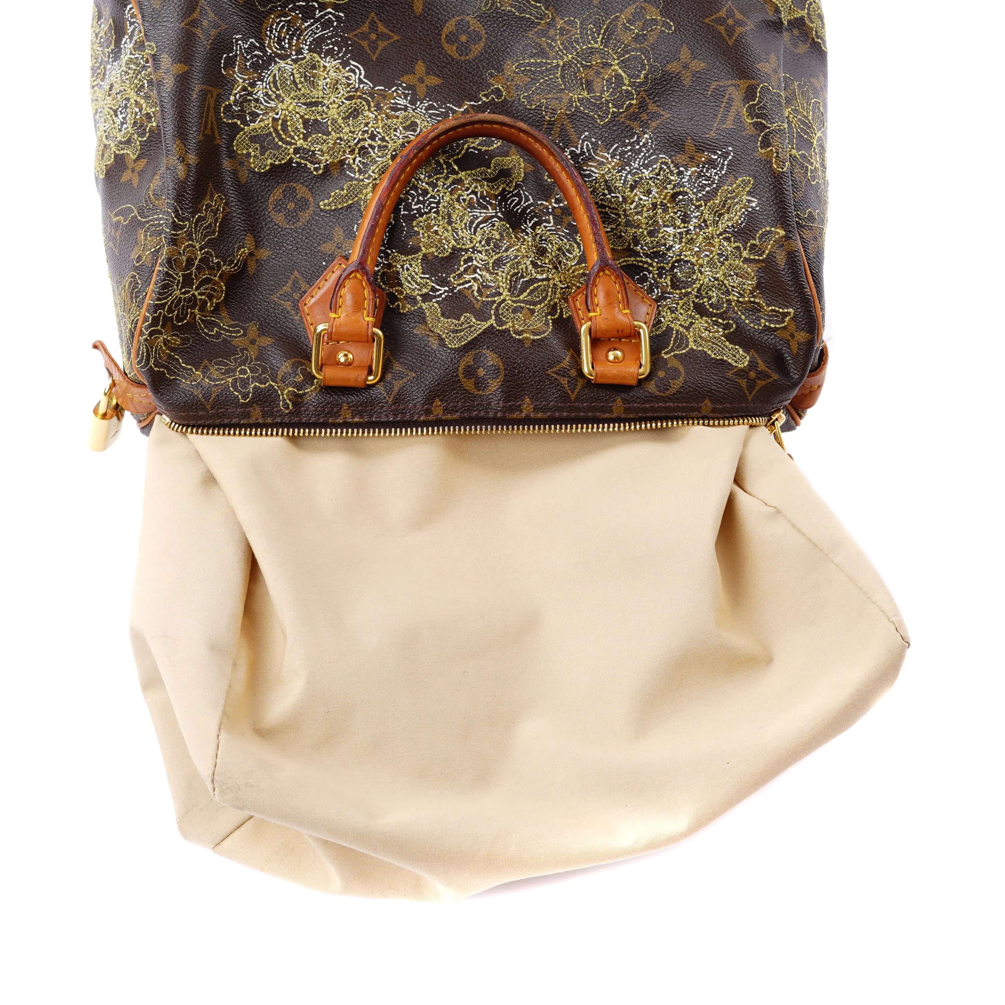 Speedy 30 Dentelle Gold Louis Vuitton