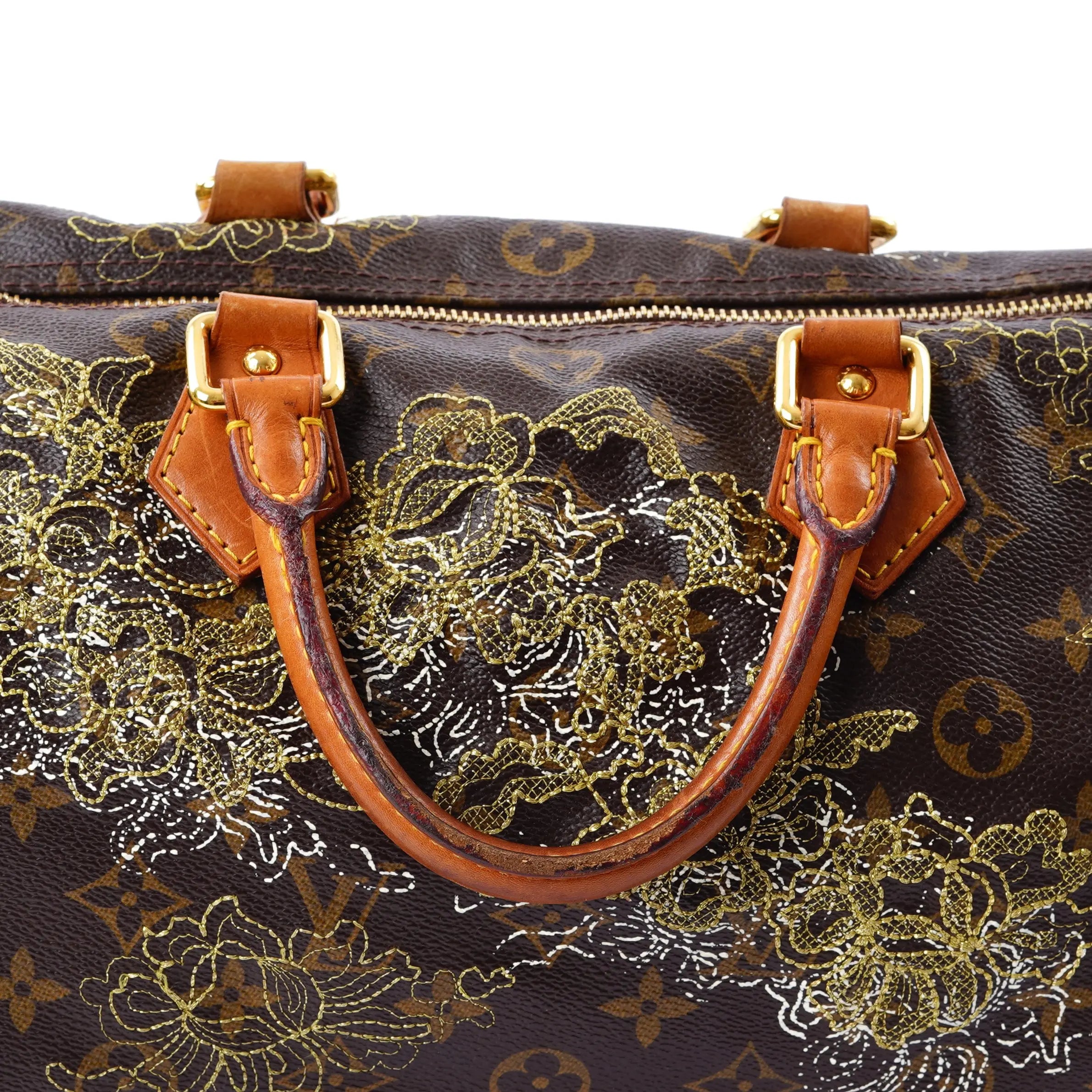 Speedy 30 Dentelle Gold Louis Vuitton