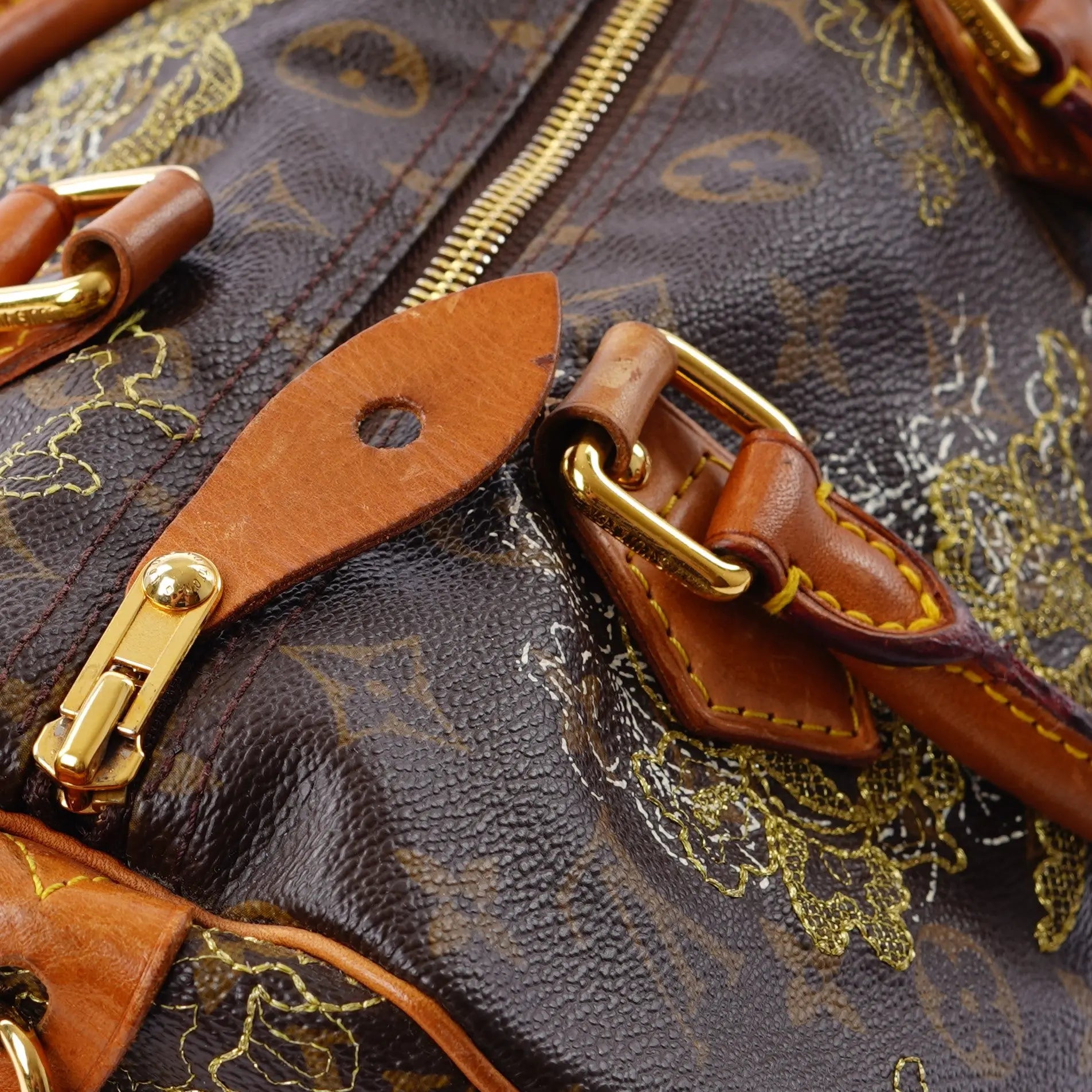 Speedy 30 Dentelle Gold Louis Vuitton