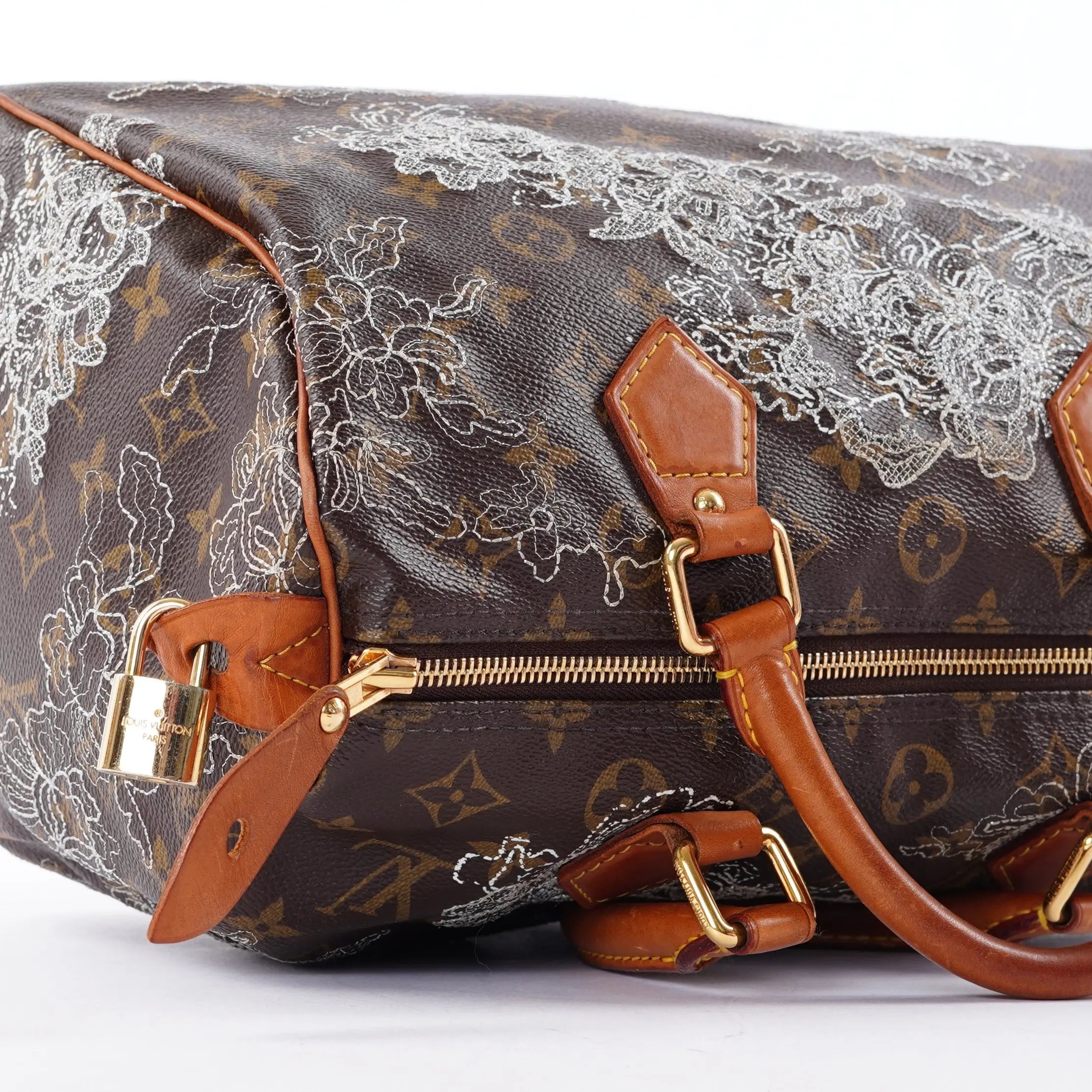 Speedy Dentelle Silver Louis Vuitton