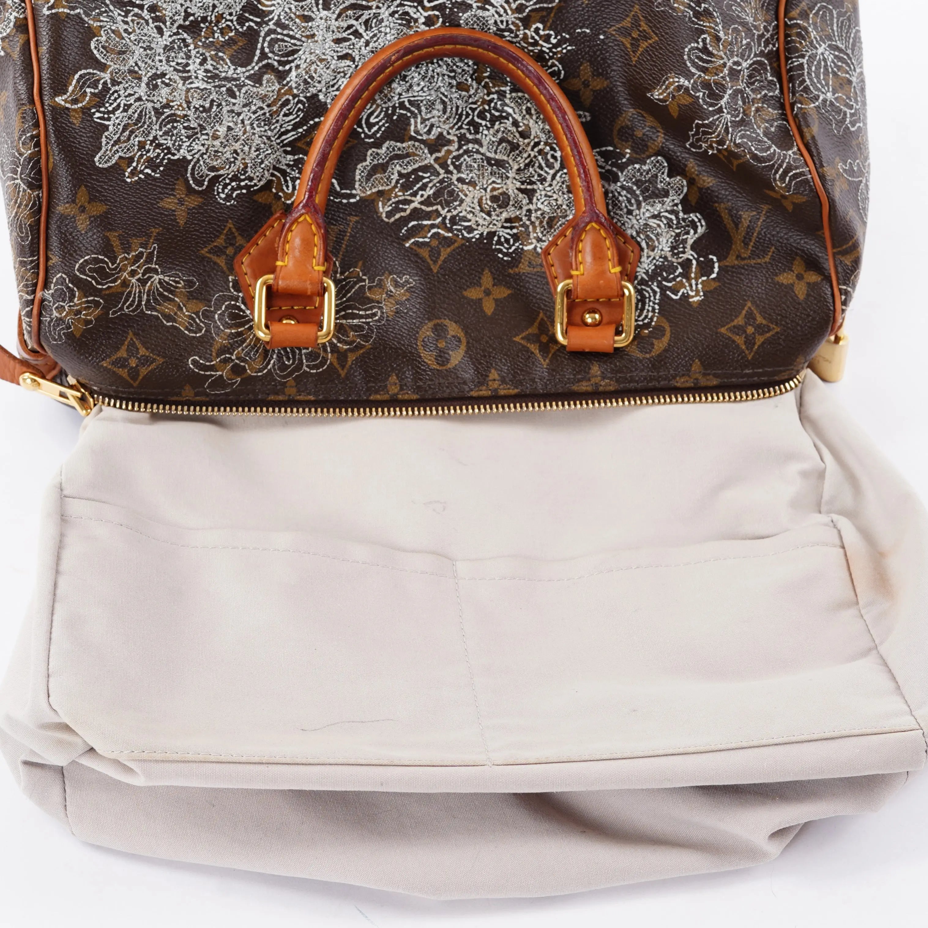 Speedy Dentelle Silver Louis Vuitton