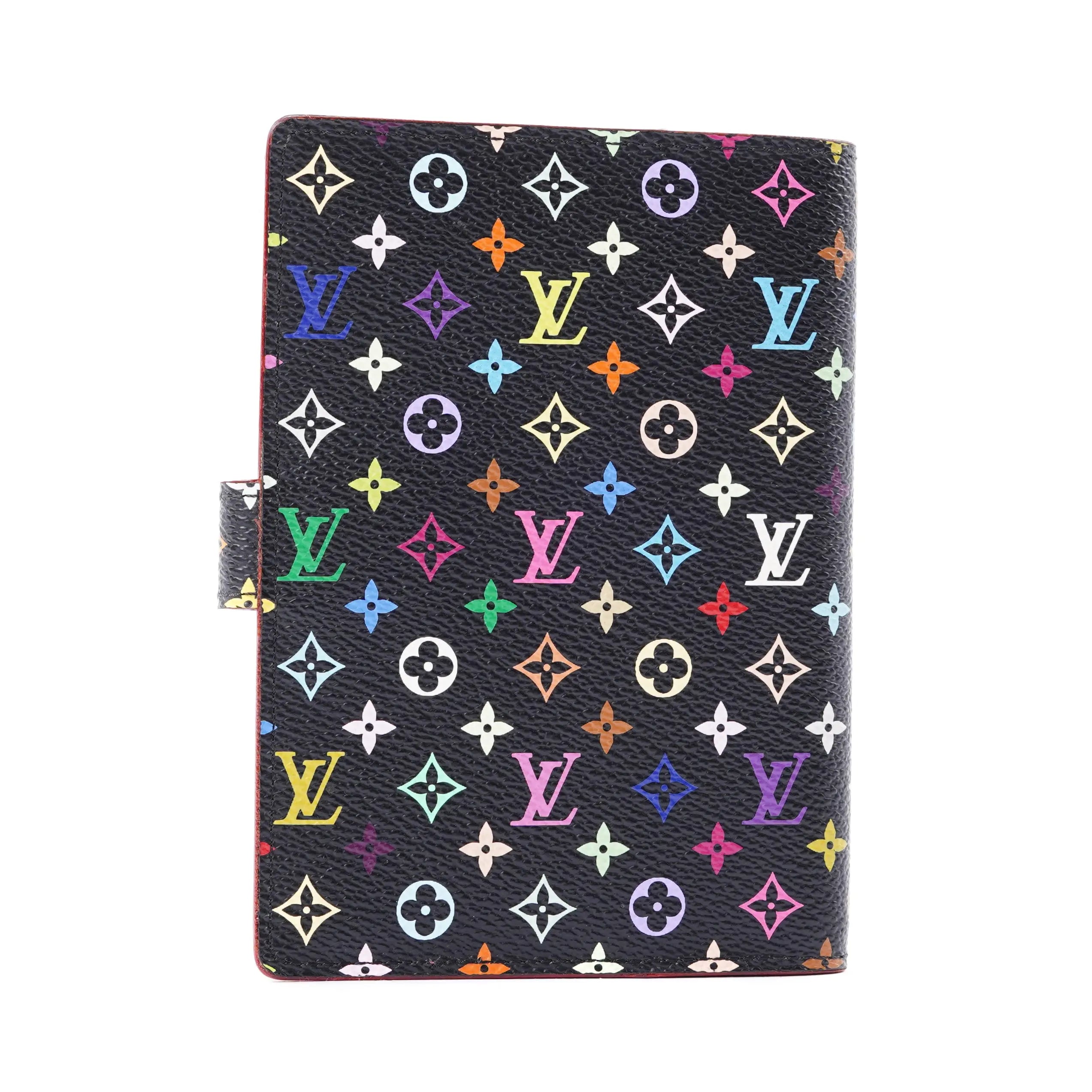 Louis Vuitton Agenda Pm Multicolor Black