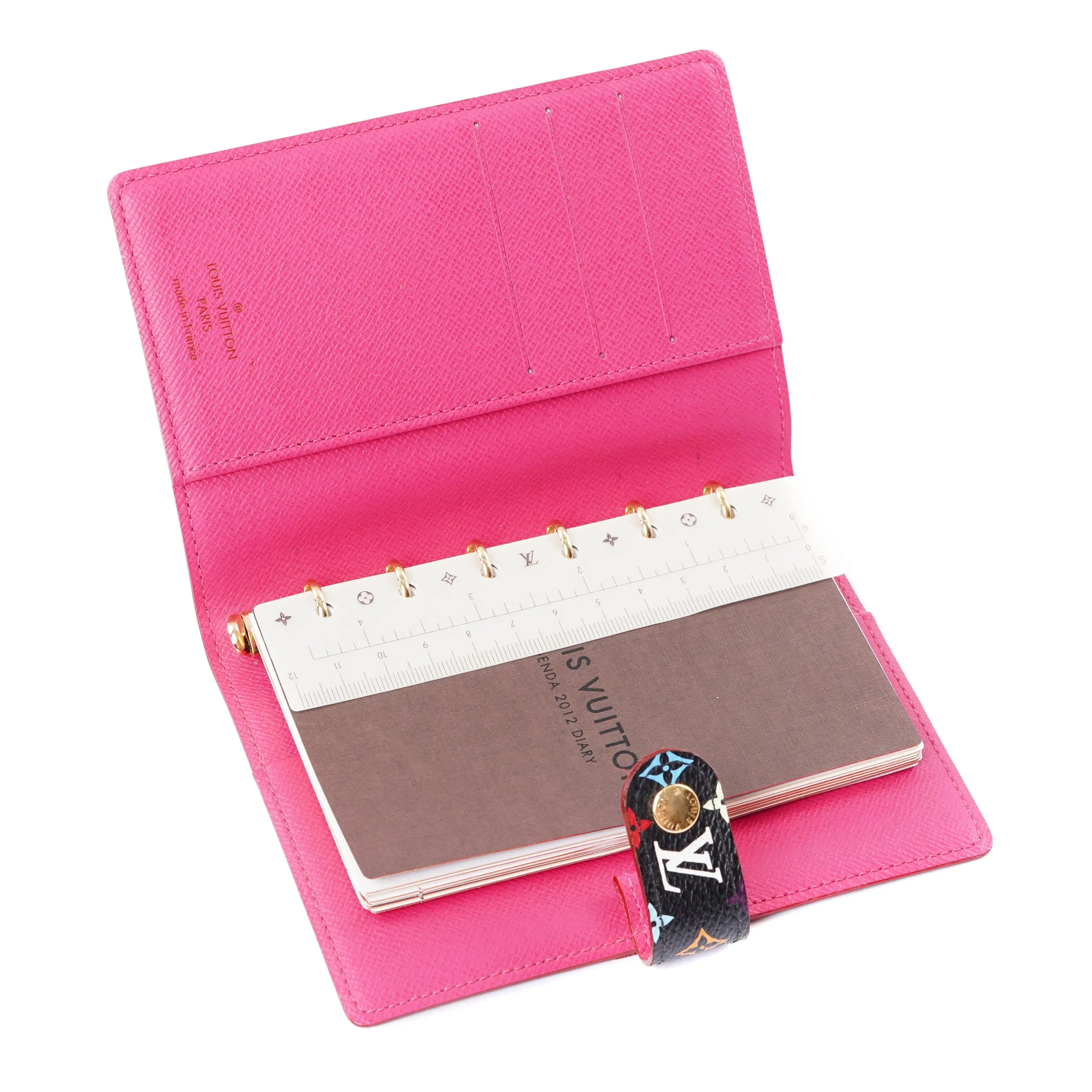 Louis Vuitton Agenda Pm Multicolor Black