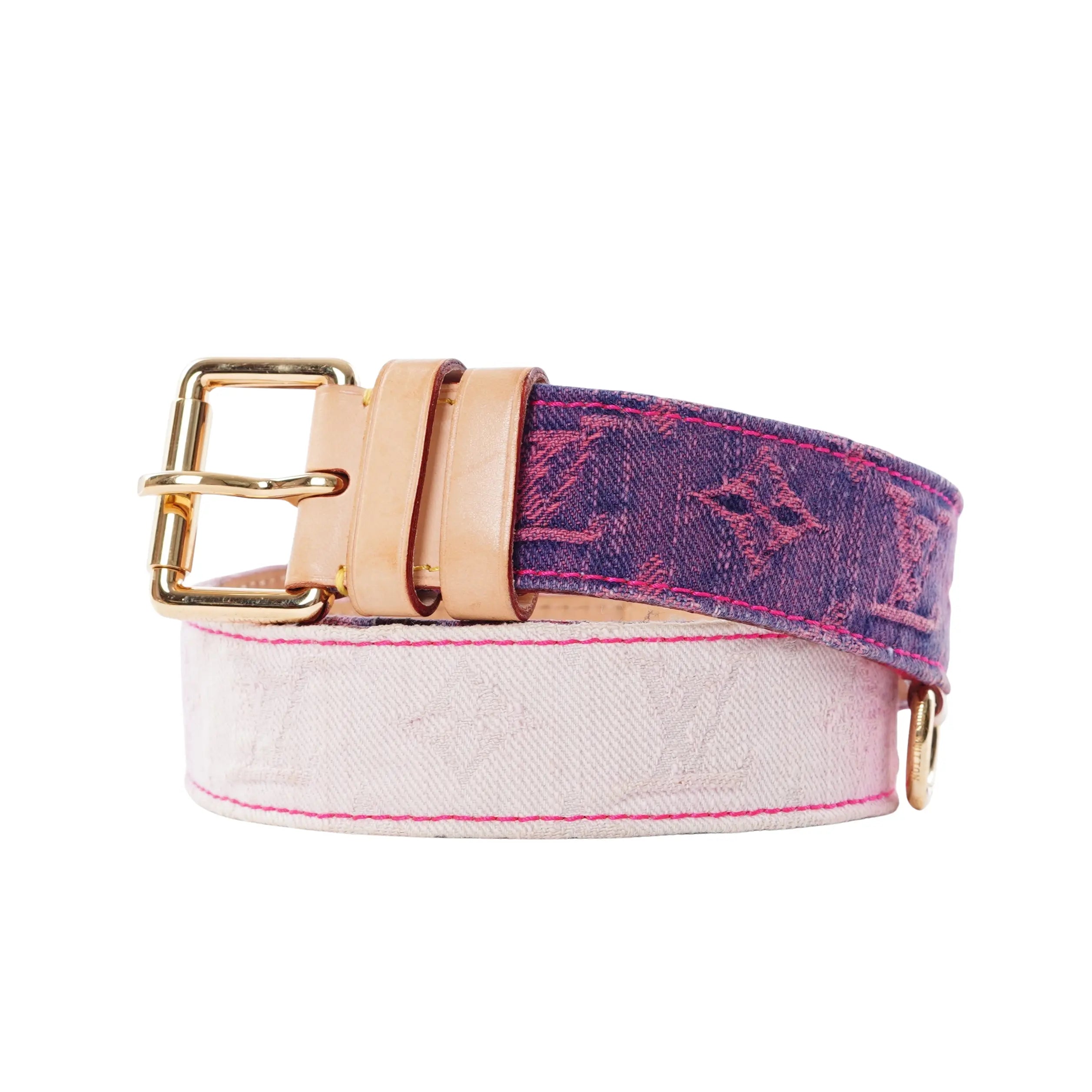 Belt Denim Sunshine 80 Louis Vuitton