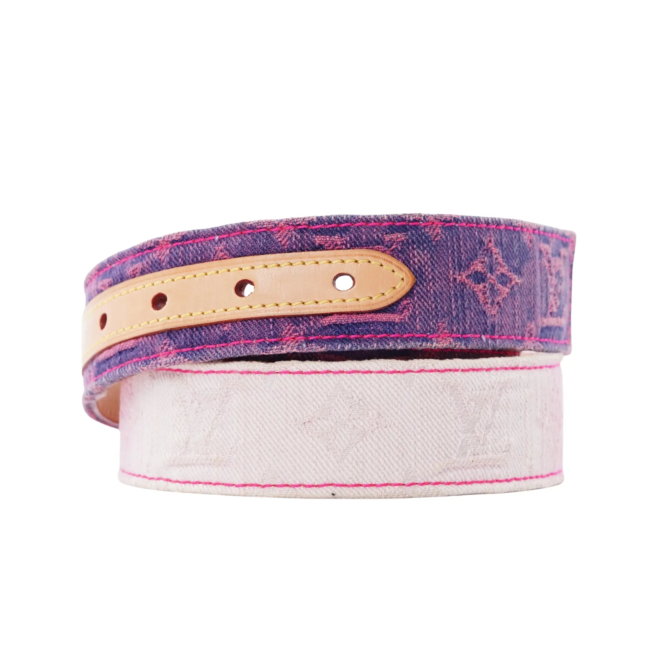 Belt Denim Sunshine 80 Louis Vuitton