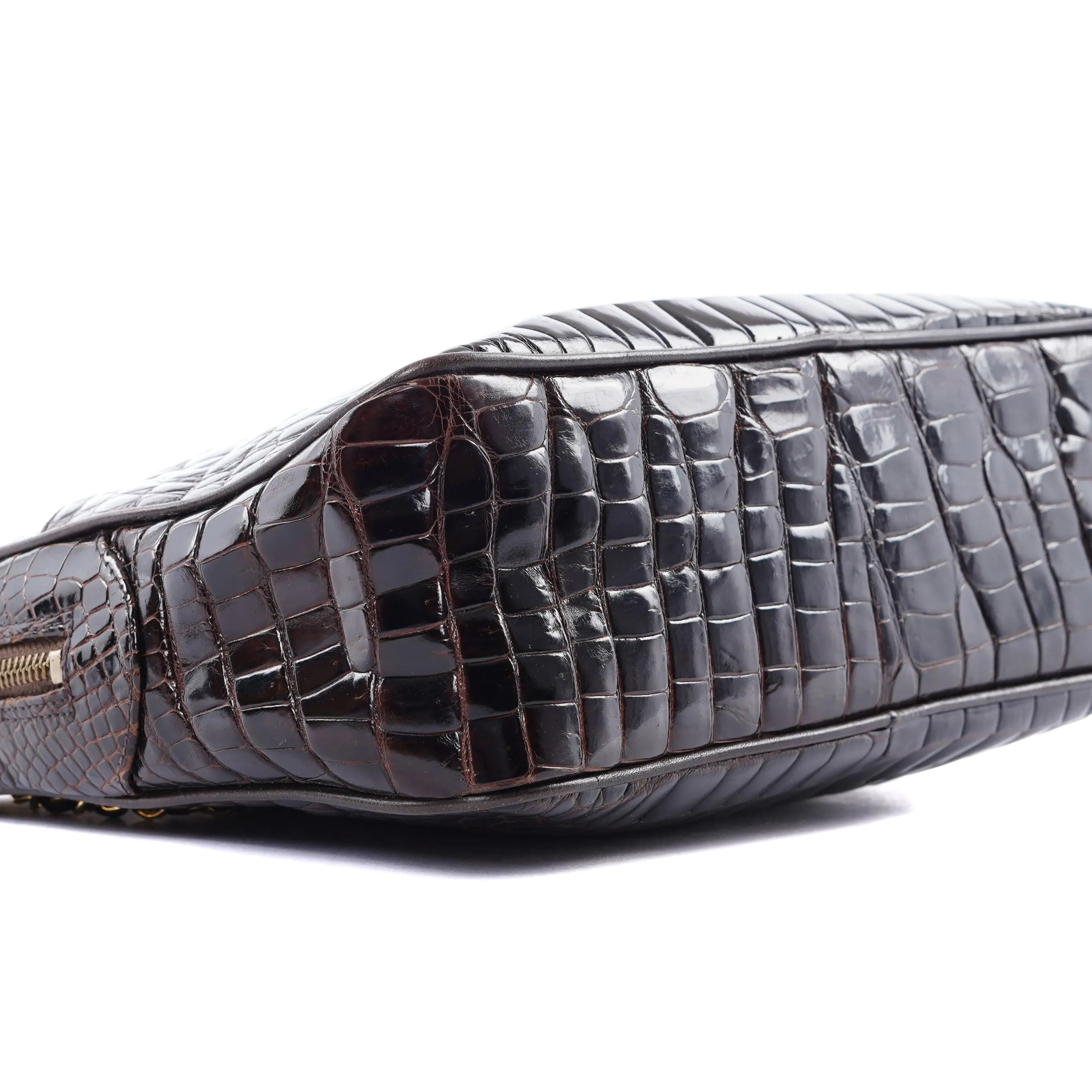 Camera Brown Alligator Chanel