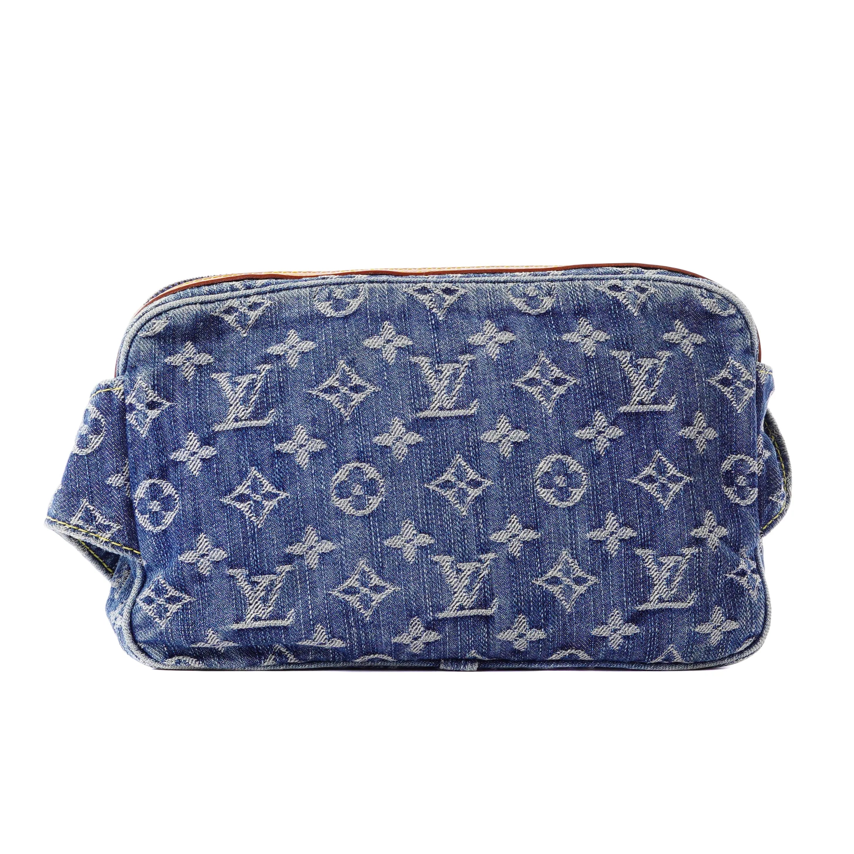 Denim Bum Bag Blue Louis Vuitton