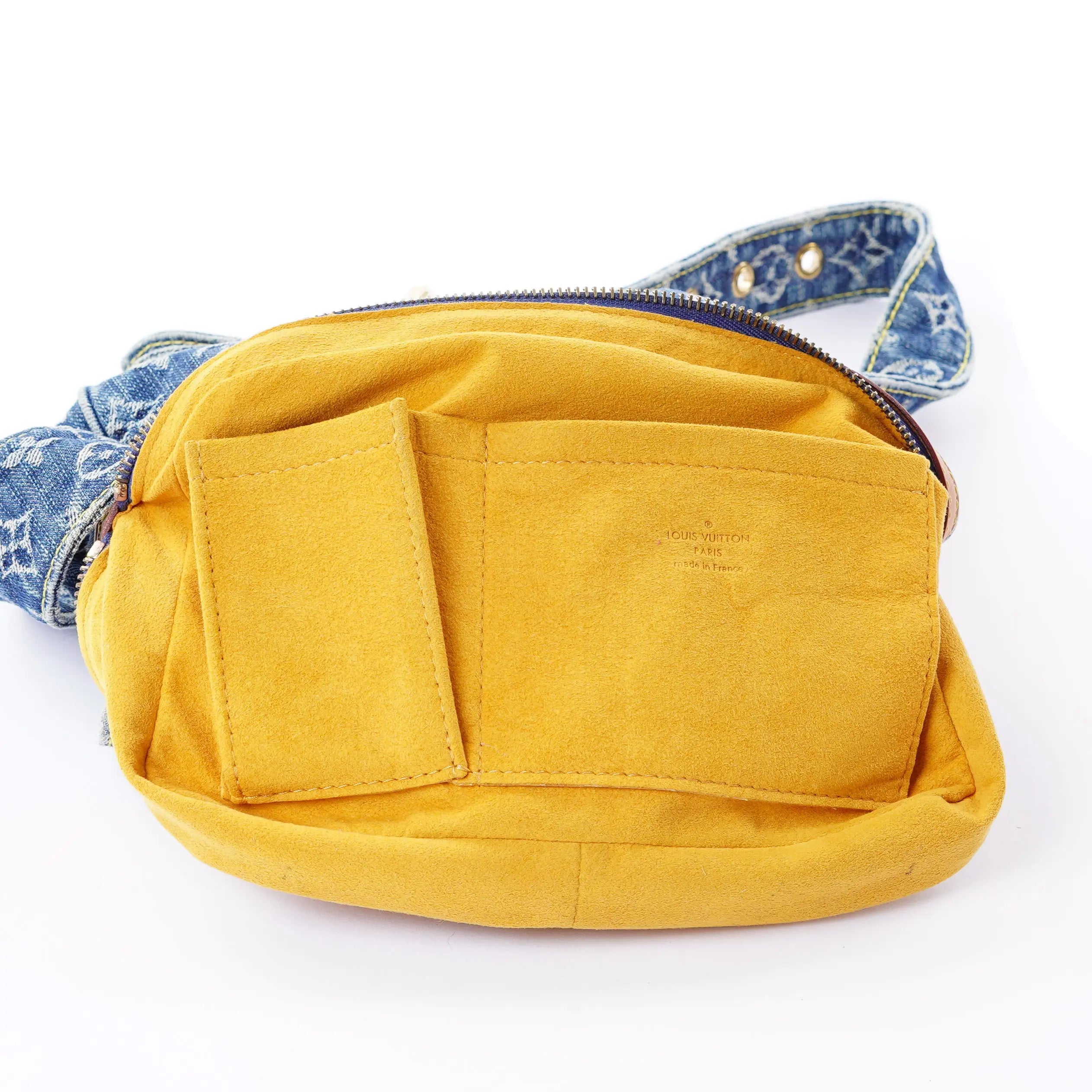 Denim Bum Bag Blue Louis Vuitton