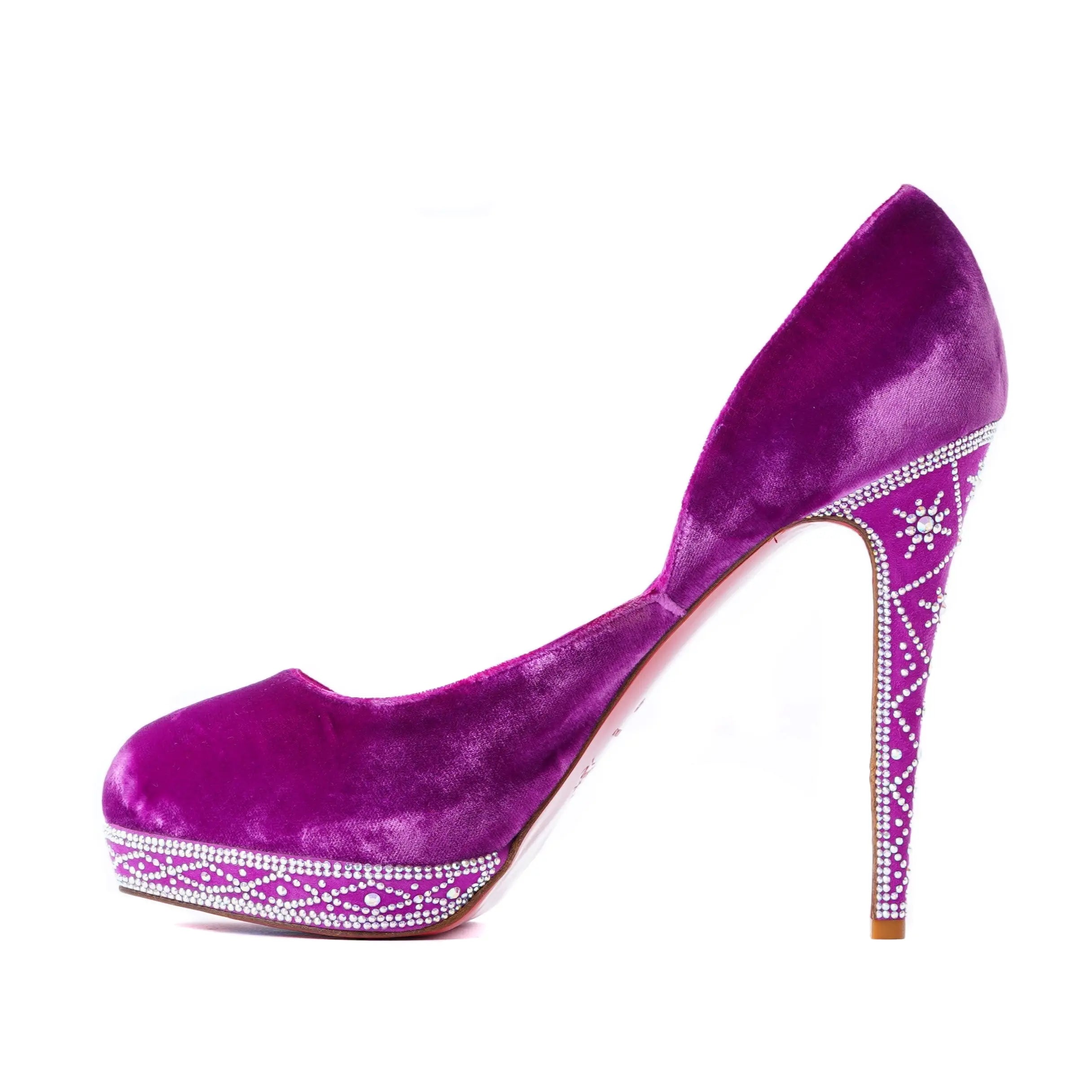 Eugenie 41 Purple Christian Louboutin
