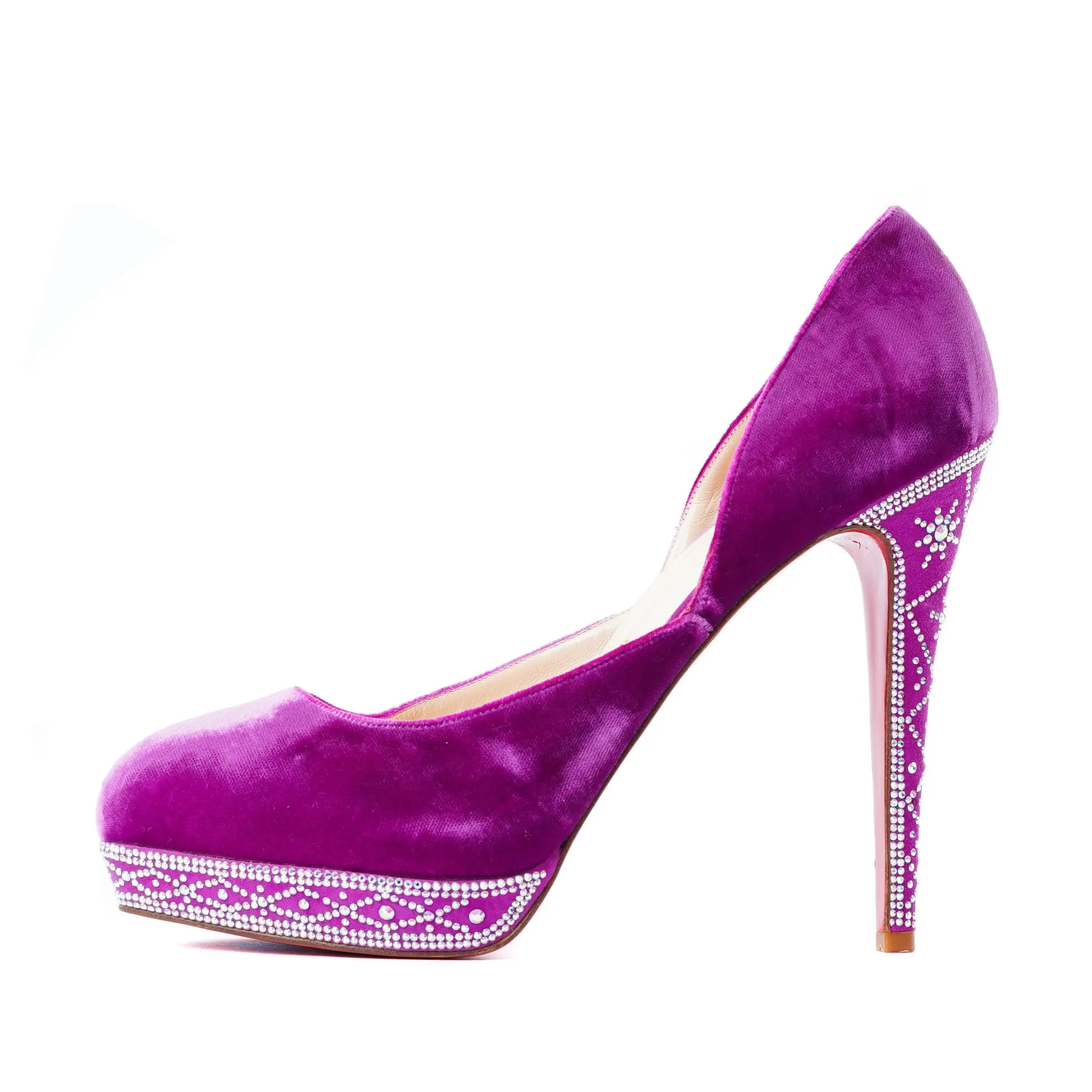 Eugenie 41 Purple Christian Louboutin