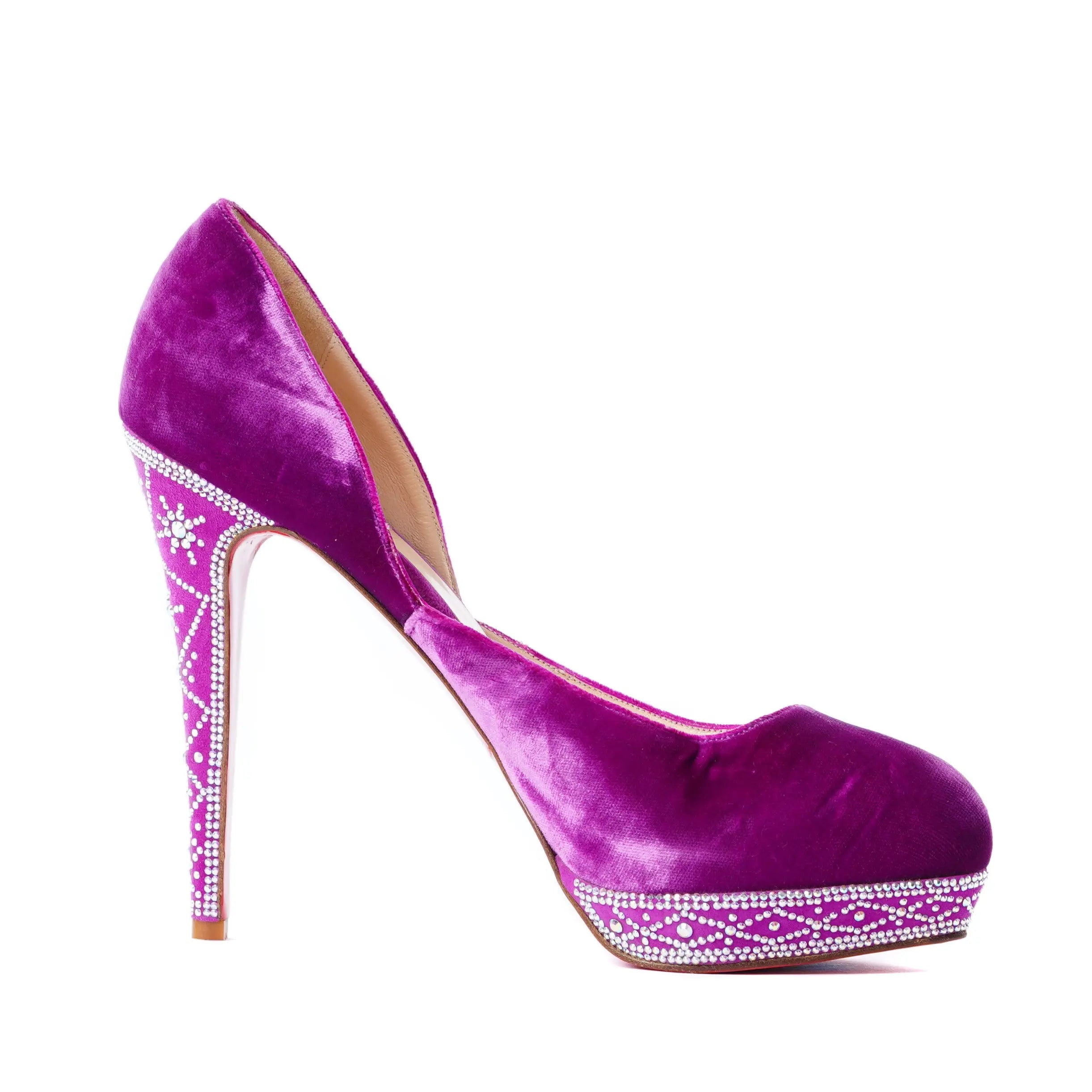 Eugenie 41 Purple Christian Louboutin