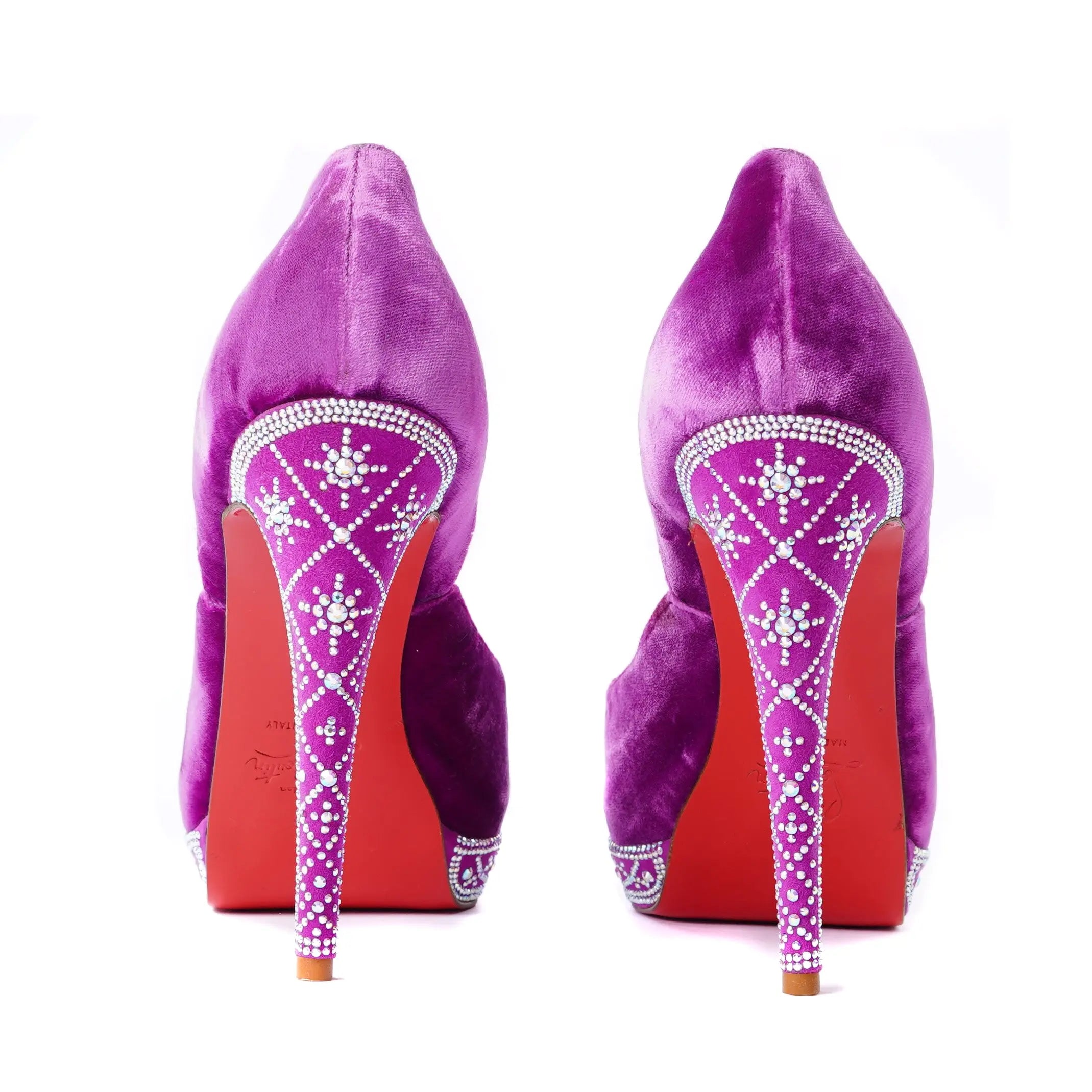 Eugenie 41 Purple Christian Louboutin