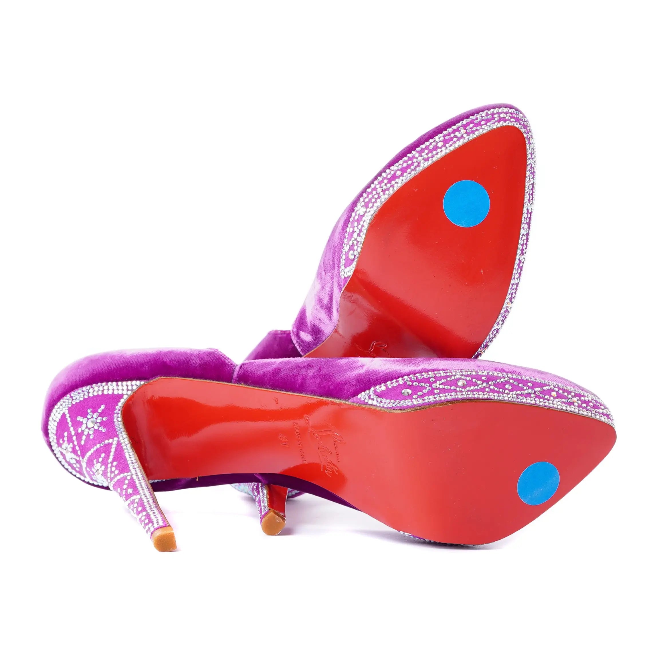 Eugenie 41 Purple Christian Louboutin