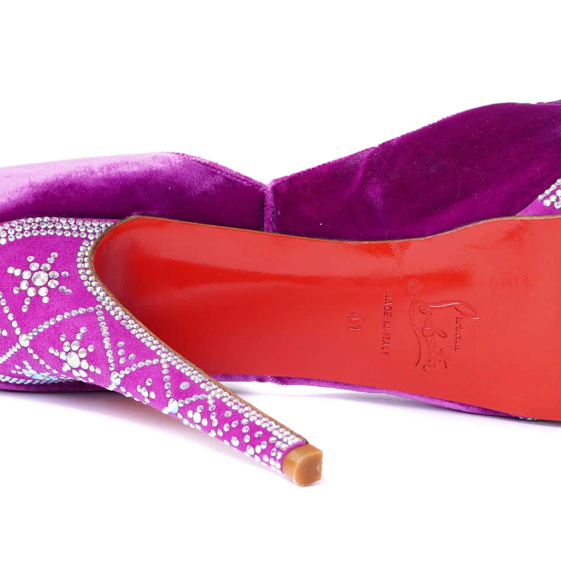 Eugenie 41 Purple Christian Louboutin