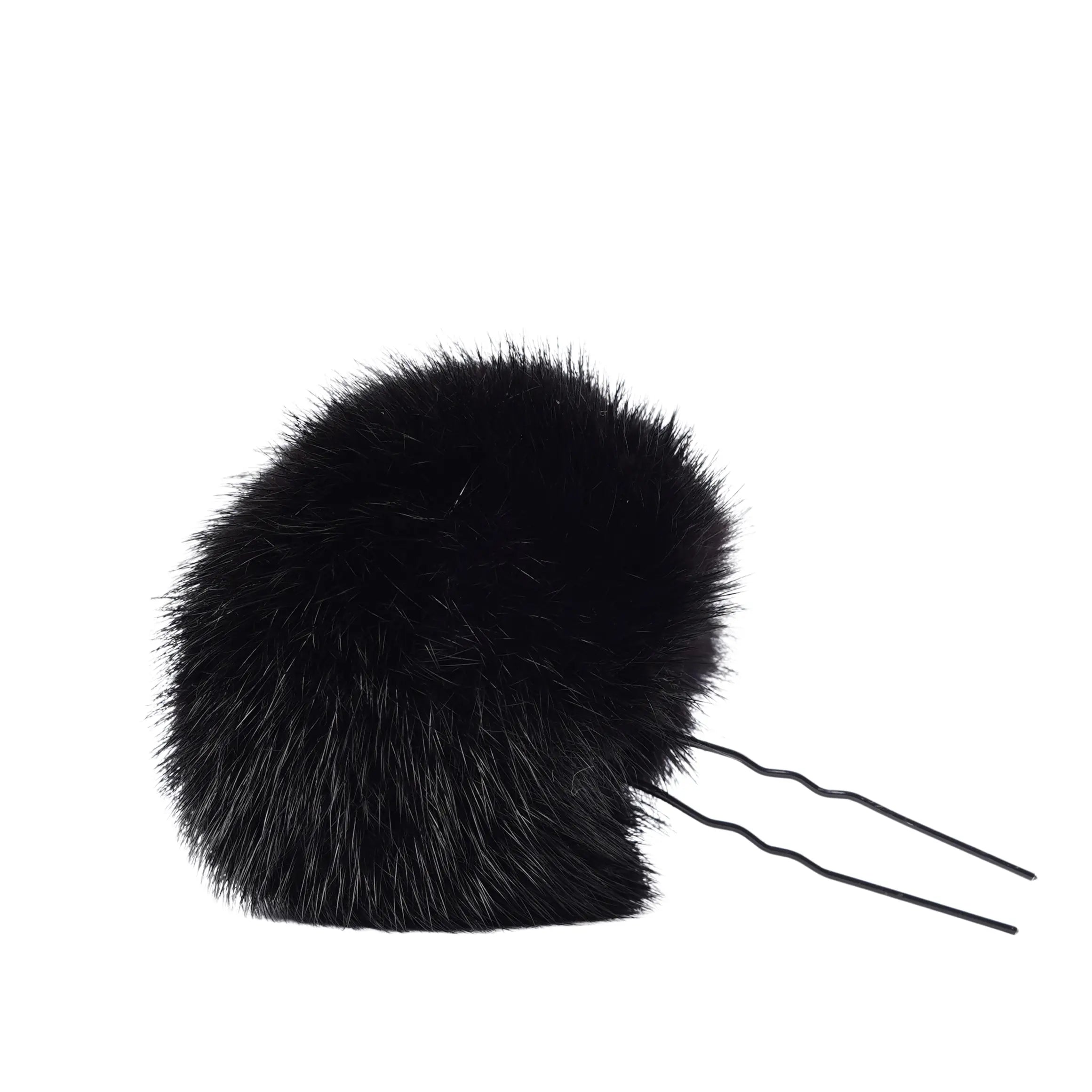 Fur Ball Hair Clip Louis Vuitton