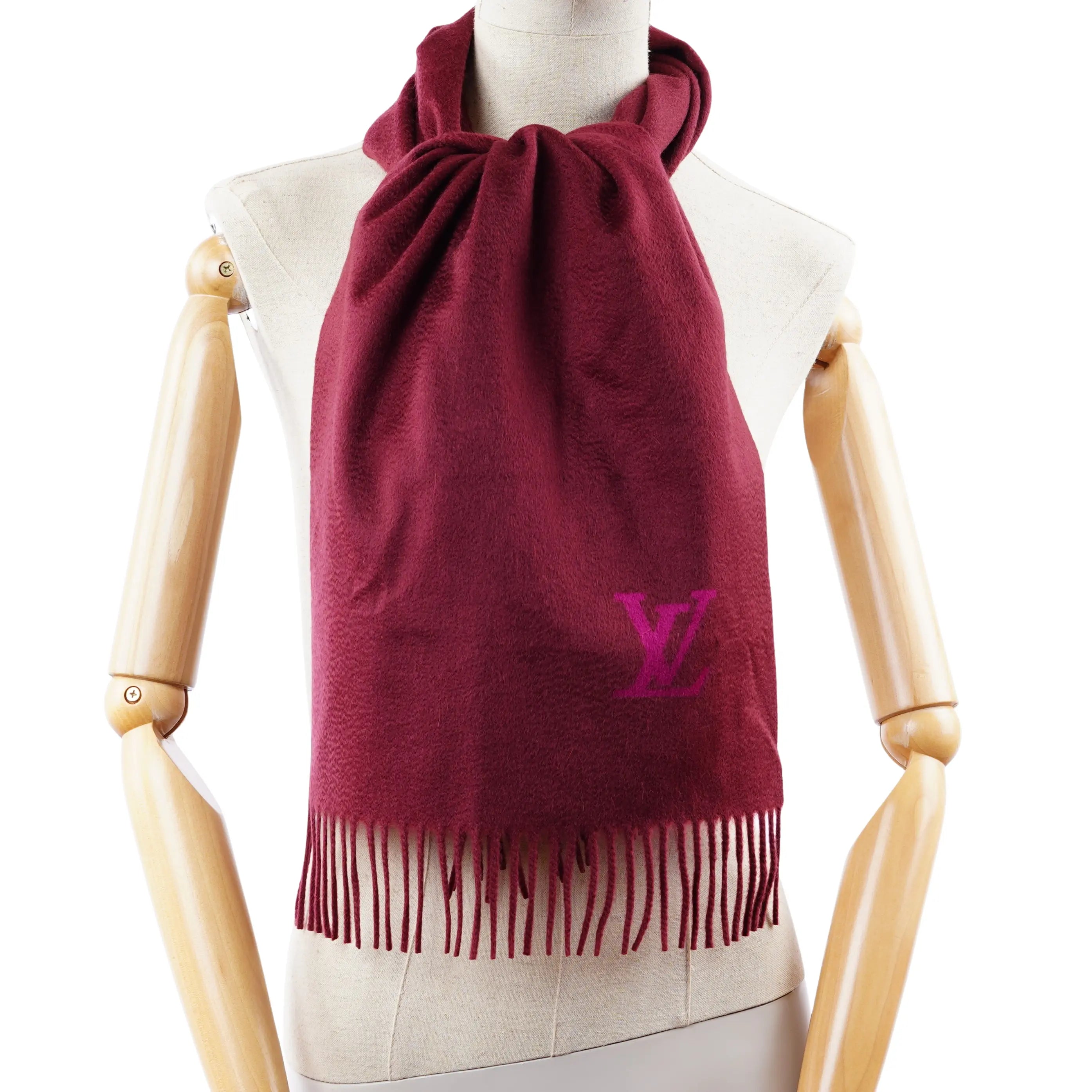 Jhelam Scarf Burgundy Louis Vuitton