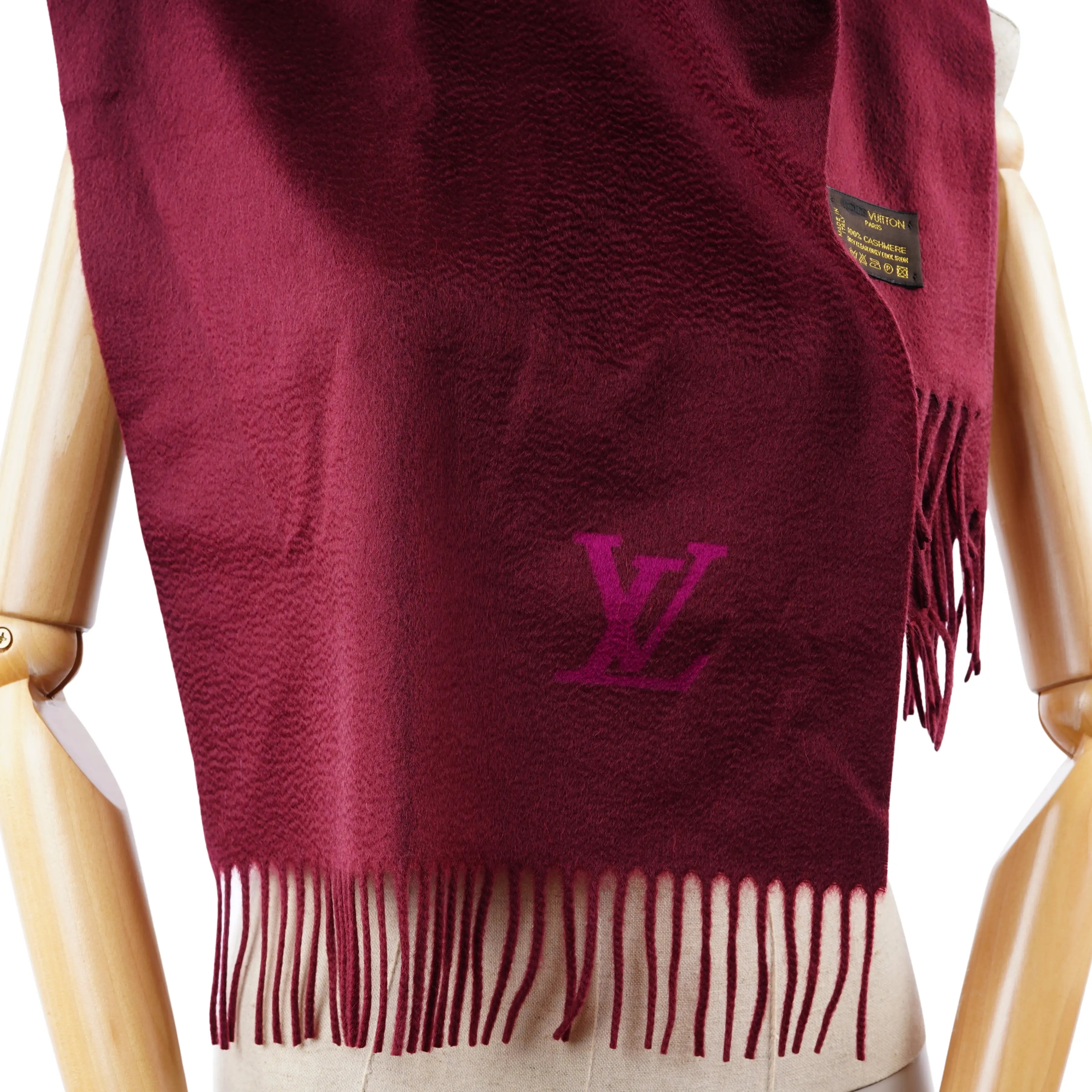 Jhelam Scarf Burgundy Louis Vuitton