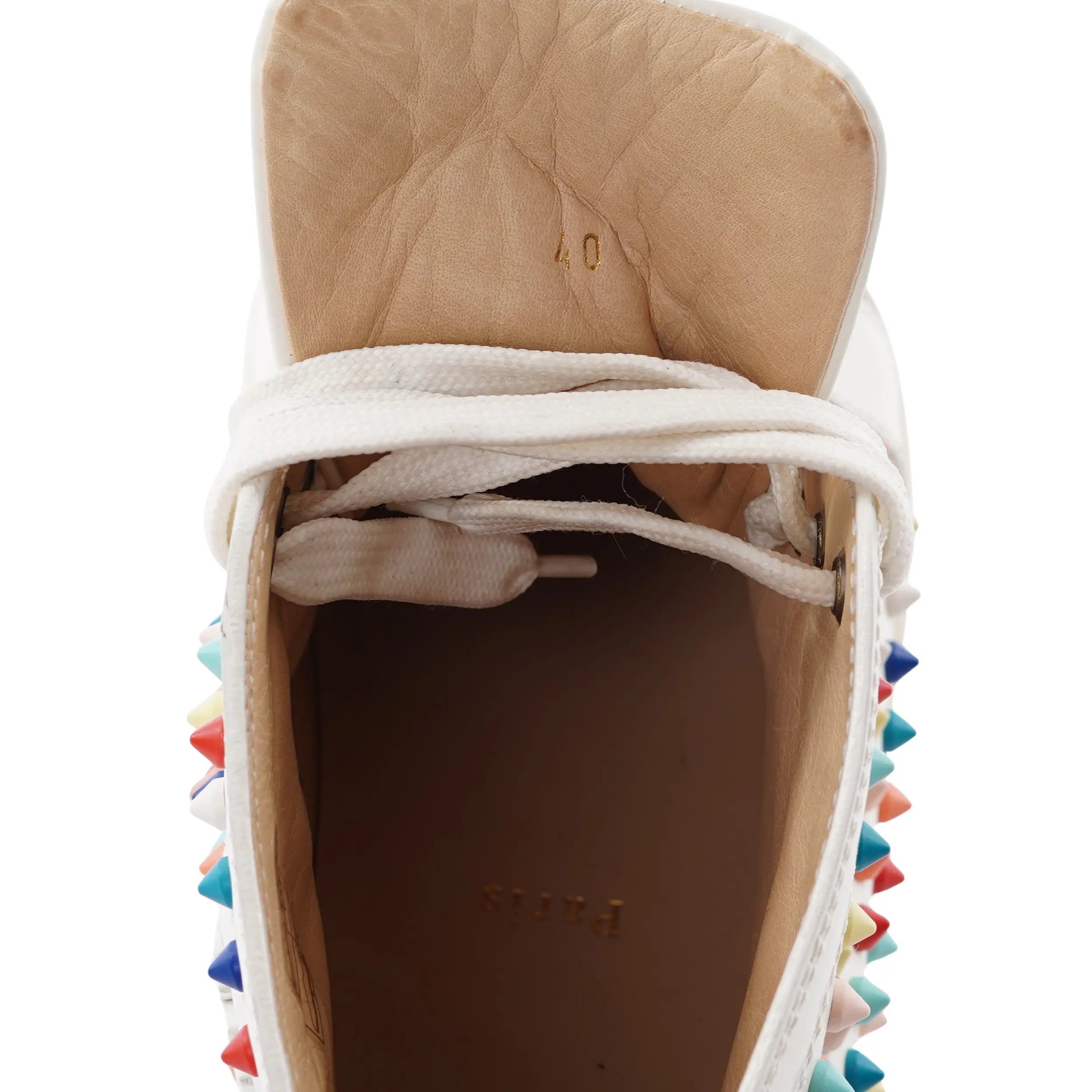 Louis Spike Gomme 40 Christian Louboutin