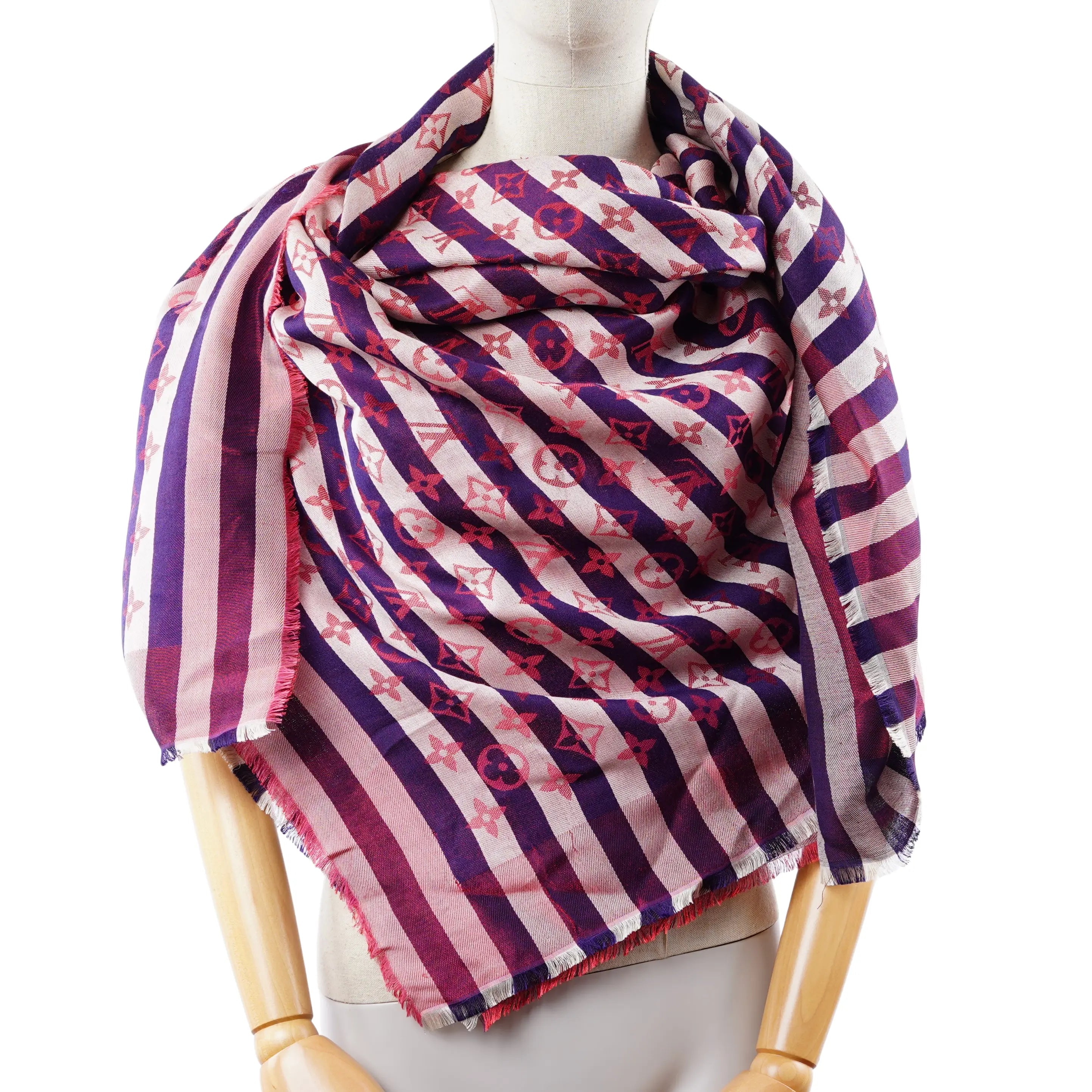 Monogram Rayures Shawl Louis Vuitton