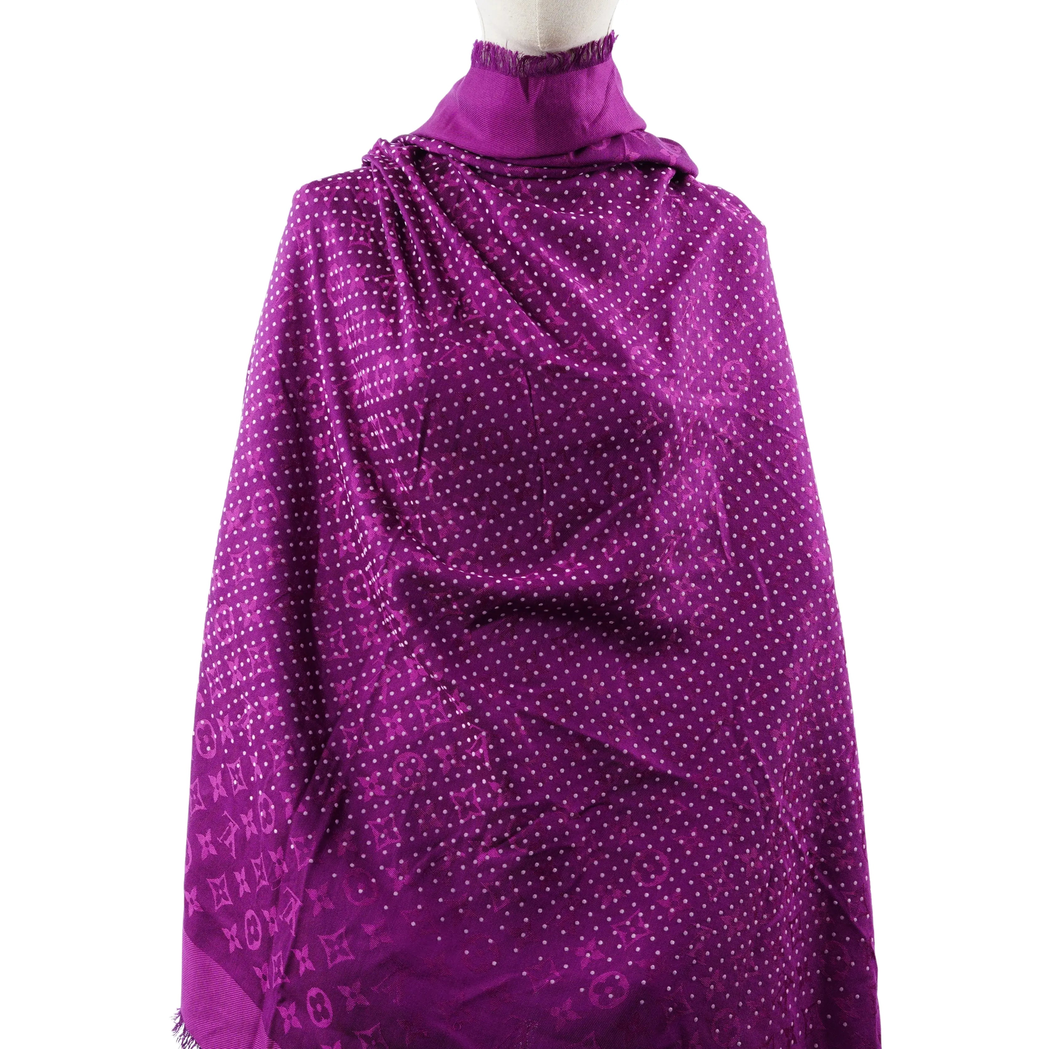 Pois Cassis Shawl Louis Vuitton
