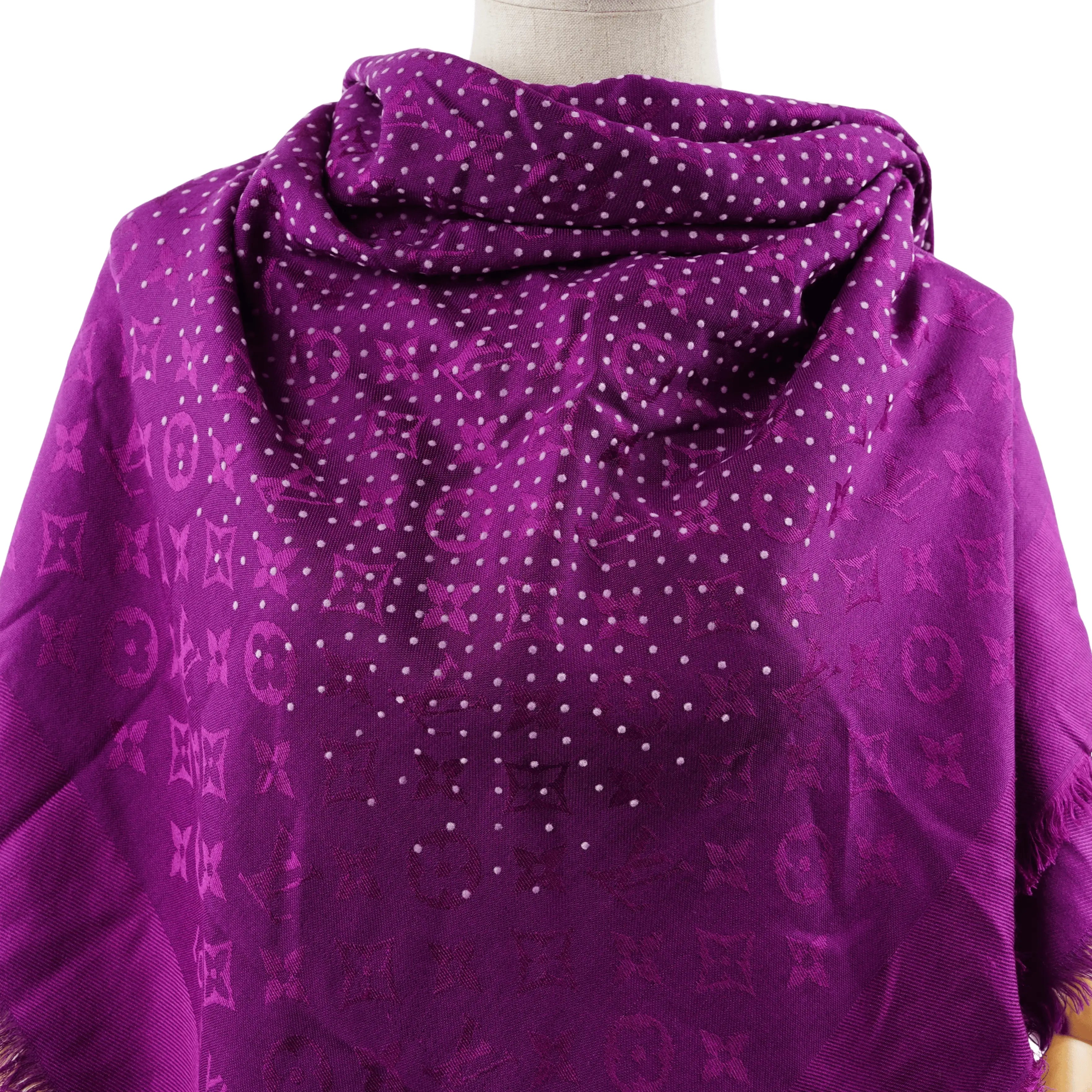 Pois Cassis Shawl Louis Vuitton