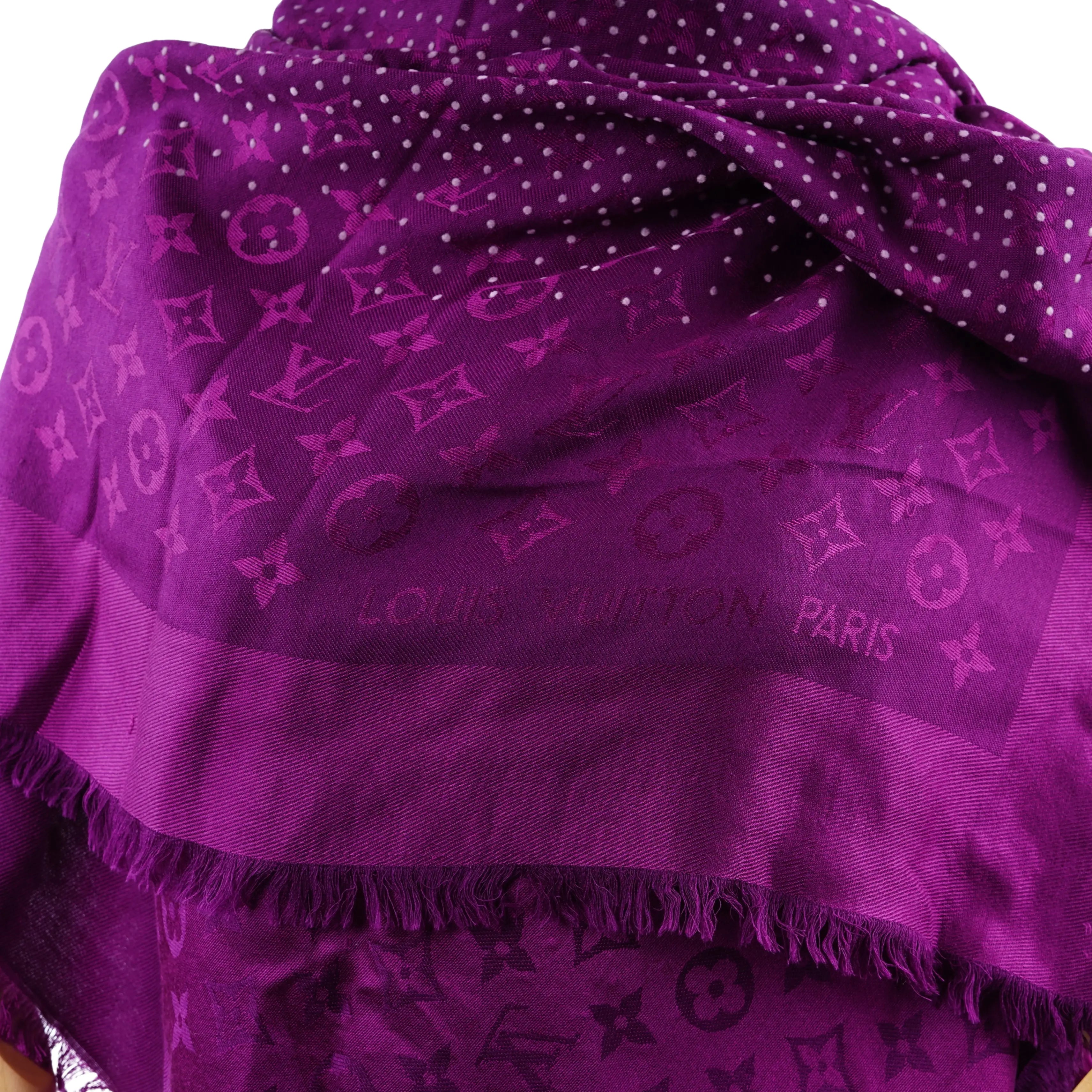 Pois Cassis Shawl Louis Vuitton