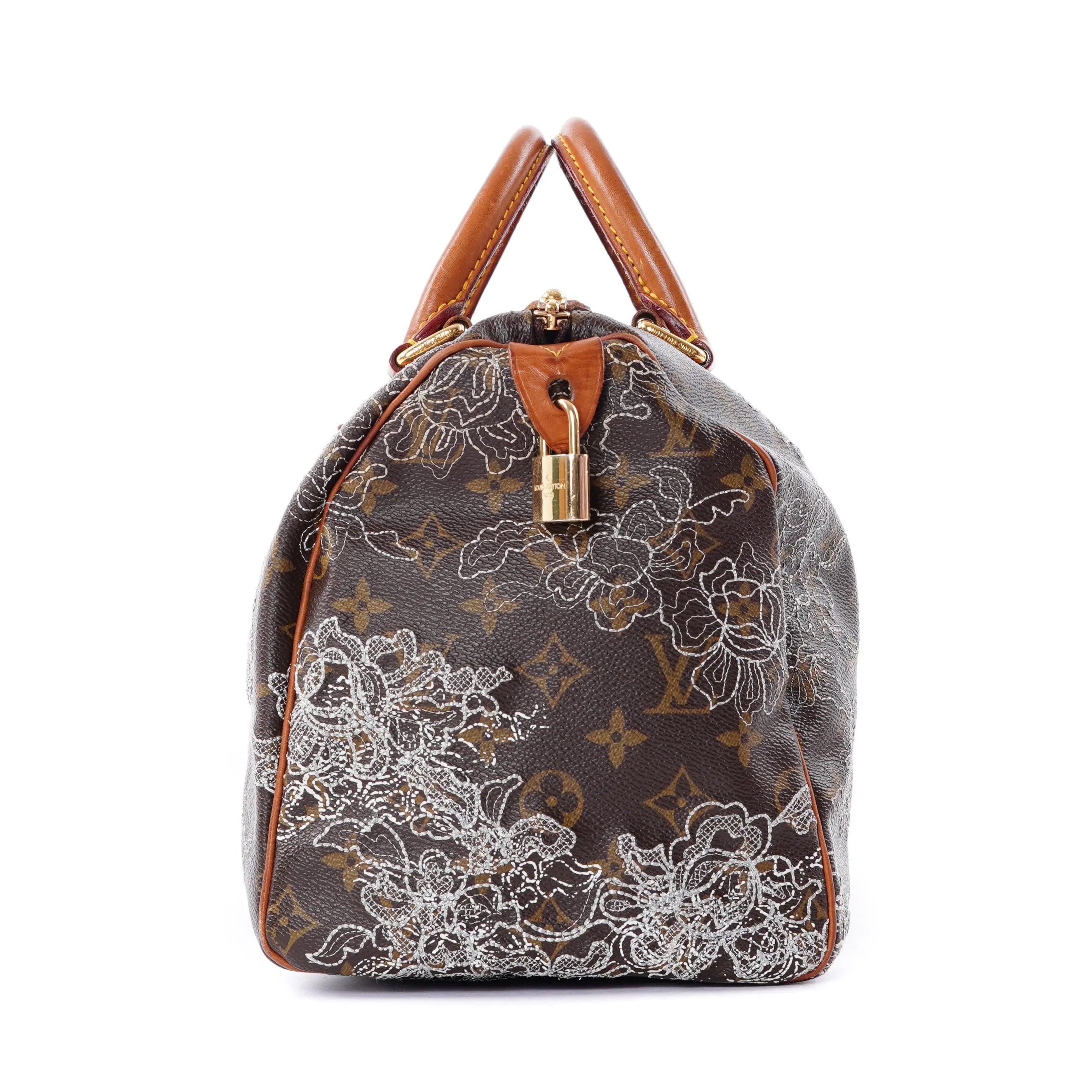 Speedy Dentelle Silver Louis Vuitton