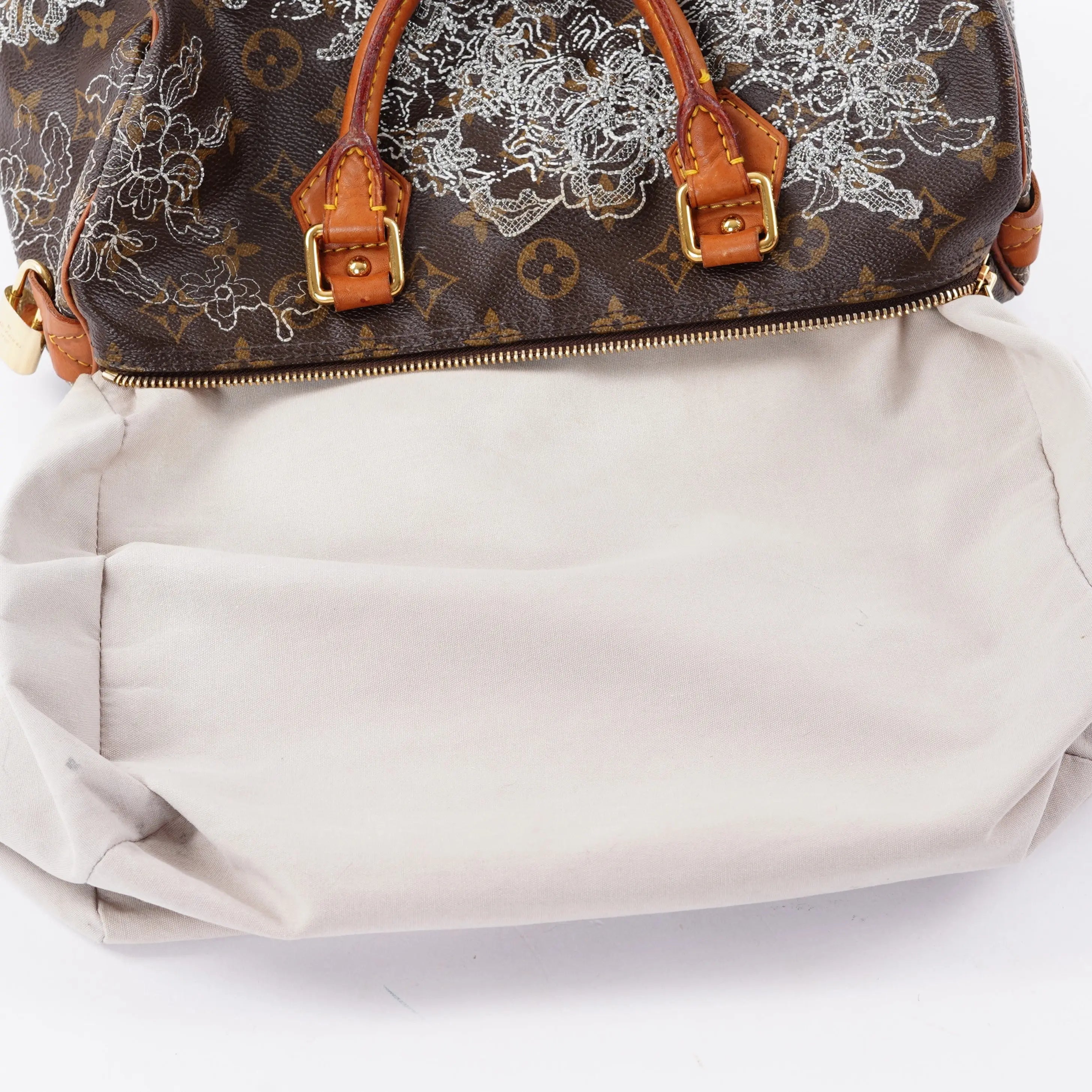 Speedy Dentelle Silver Louis Vuitton