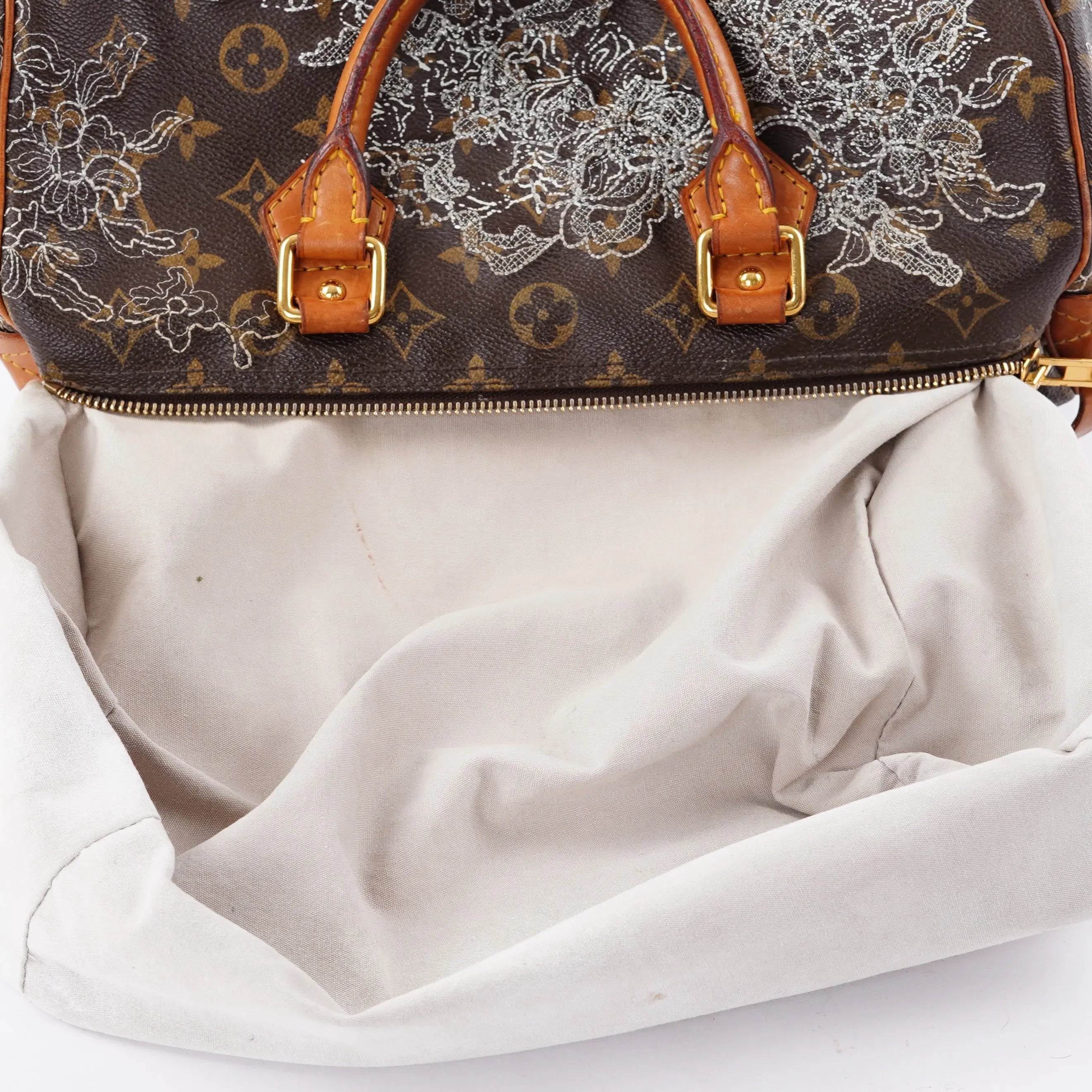 Speedy Dentelle Silver Louis Vuitton